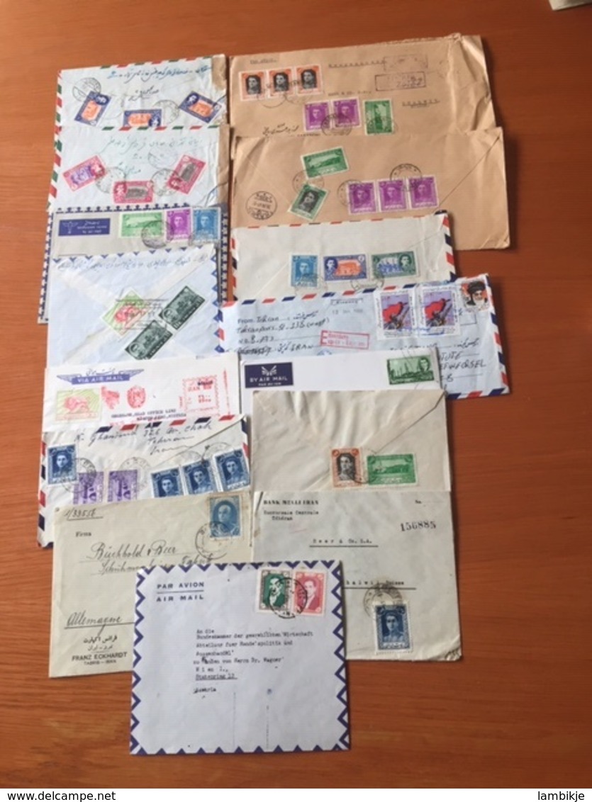 +++ Sammlung 90 Briefe Und Postkarten Viel Luftpost Iran  +++ - Collections (without Album)