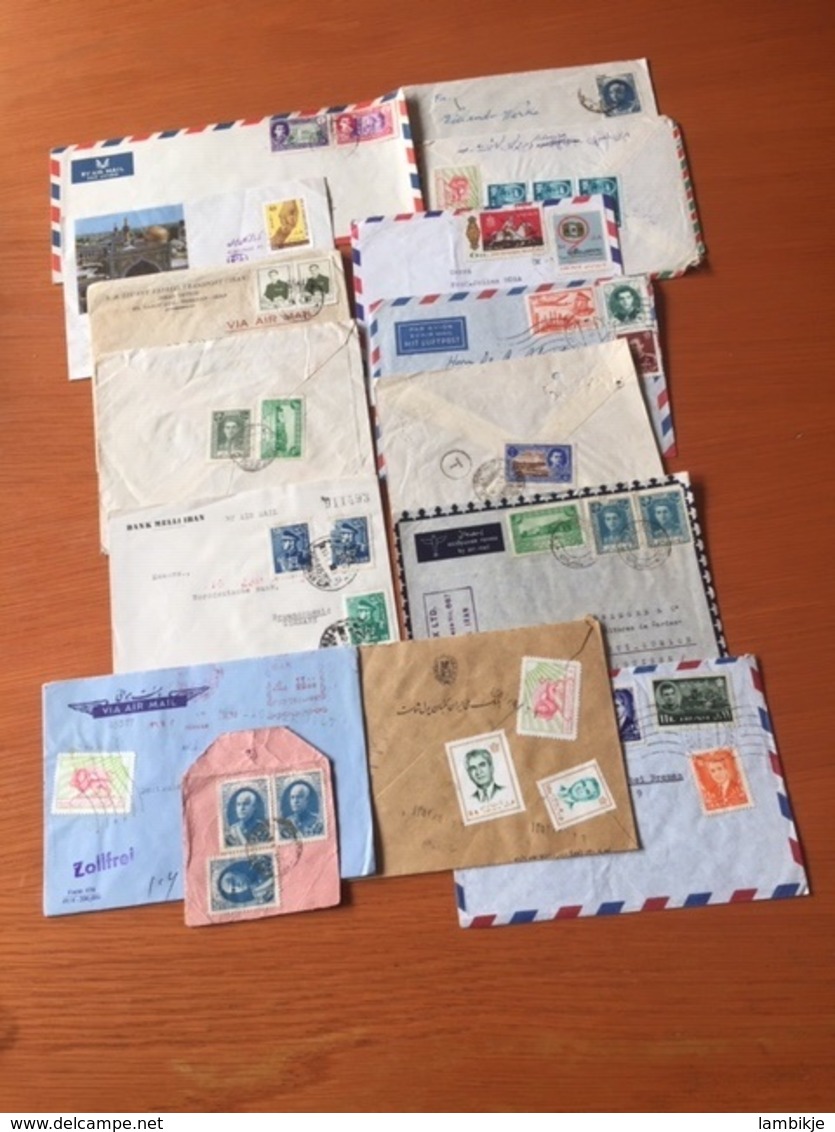 +++ Sammlung 90 Briefe Und Postkarten Viel Luftpost Iran  +++ - Collections (without Album)