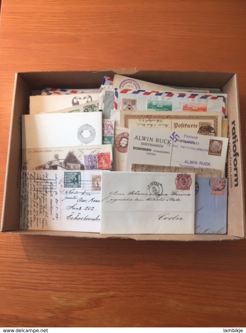 +++ Wunderbox Sammlung 500+ Briefe/Postkarten/Enveloppen Alle Welt  +++ - Sammlungen (ohne Album)