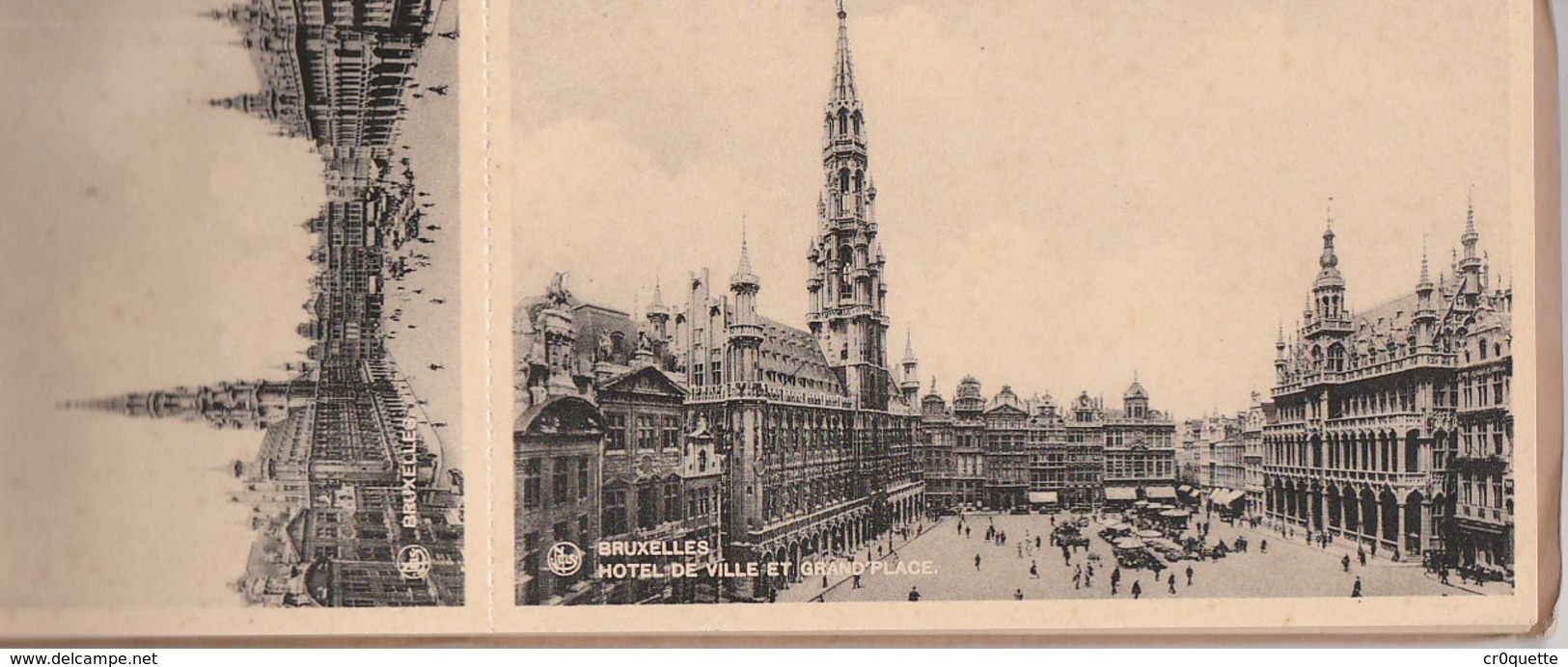 BELGIQUE BRUXELLES BRUSSELS - LOT DE 12 VIEILLES CARTES POSTALES  Vers 1920 - Sets And Collections