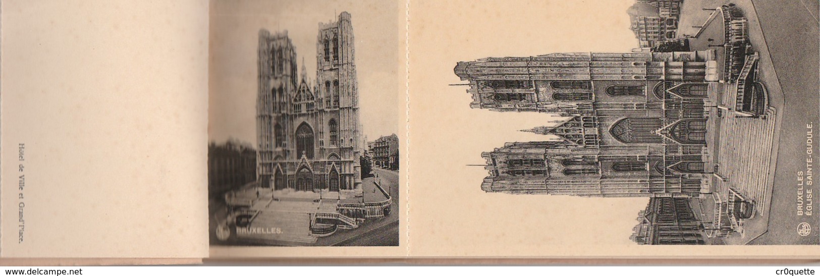 BELGIQUE BRUXELLES BRUSSELS - LOT DE 12 VIEILLES CARTES POSTALES  Vers 1920 - Sets And Collections