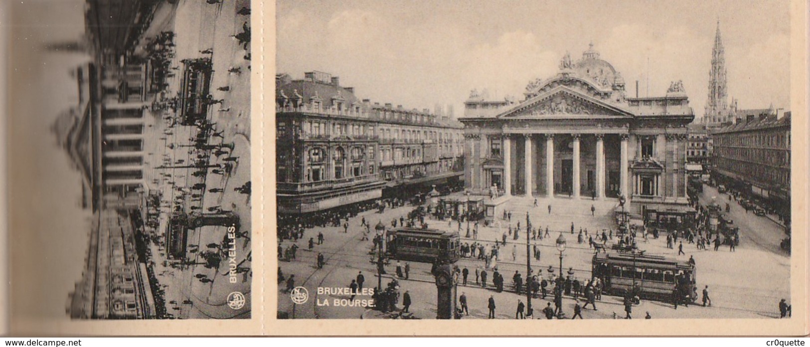 BELGIQUE BRUXELLES BRUSSELS - LOT DE 12 VIEILLES CARTES POSTALES  vers 1920