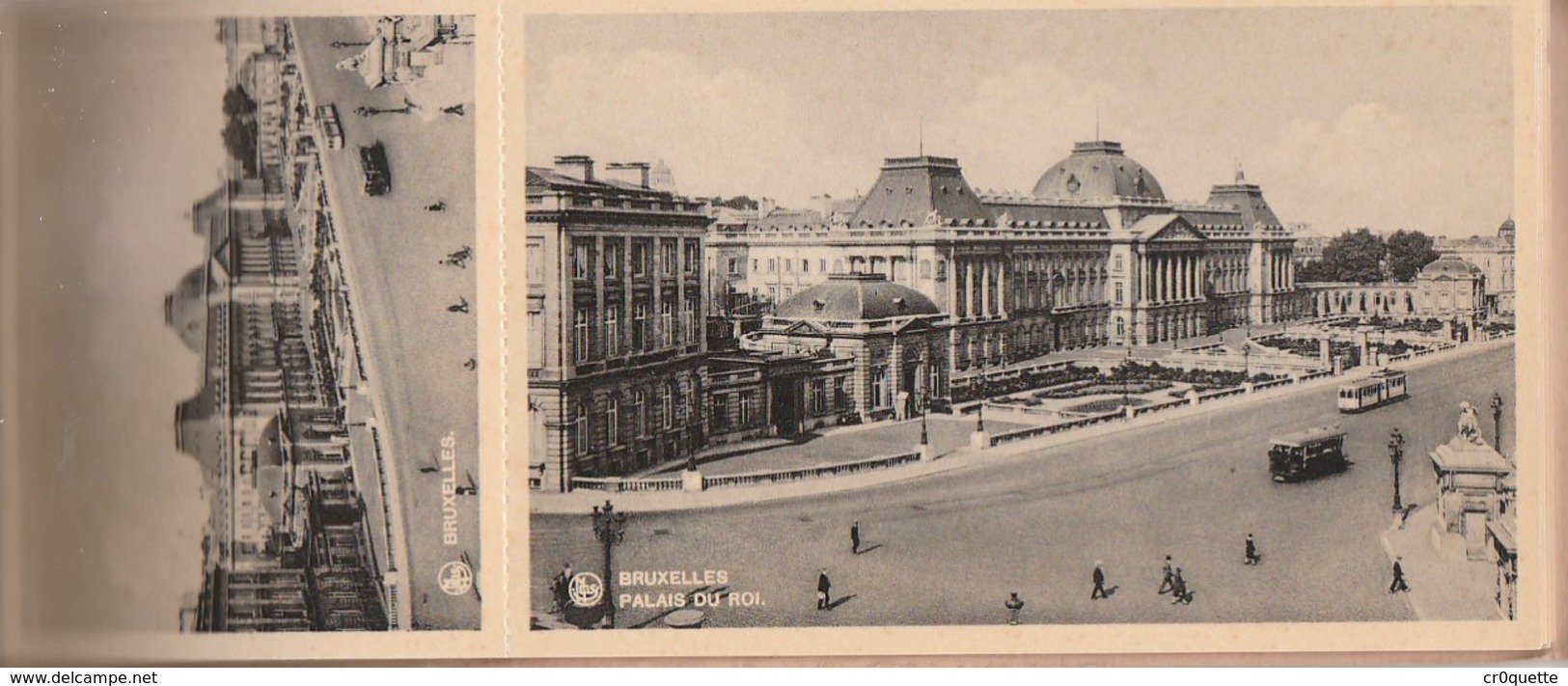 BELGIQUE BRUXELLES BRUSSELS - LOT DE 12 VIEILLES CARTES POSTALES  vers 1920