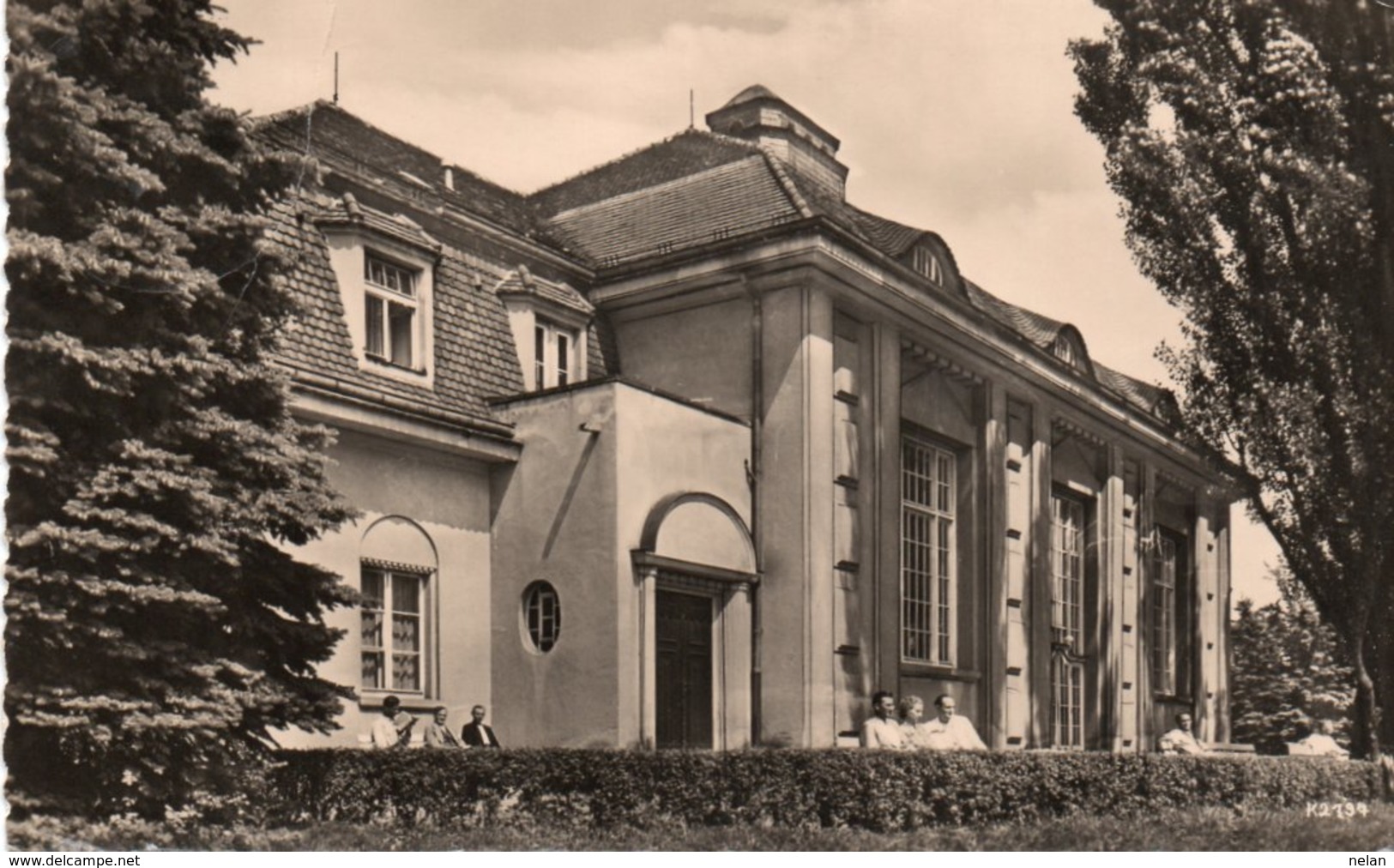 SANATORIUM GOTTLEUBA-KLUBHAUS-REAL PHOTO- VIAGGIATA 1960 - Bad Gottleuba-Berggiesshuebel