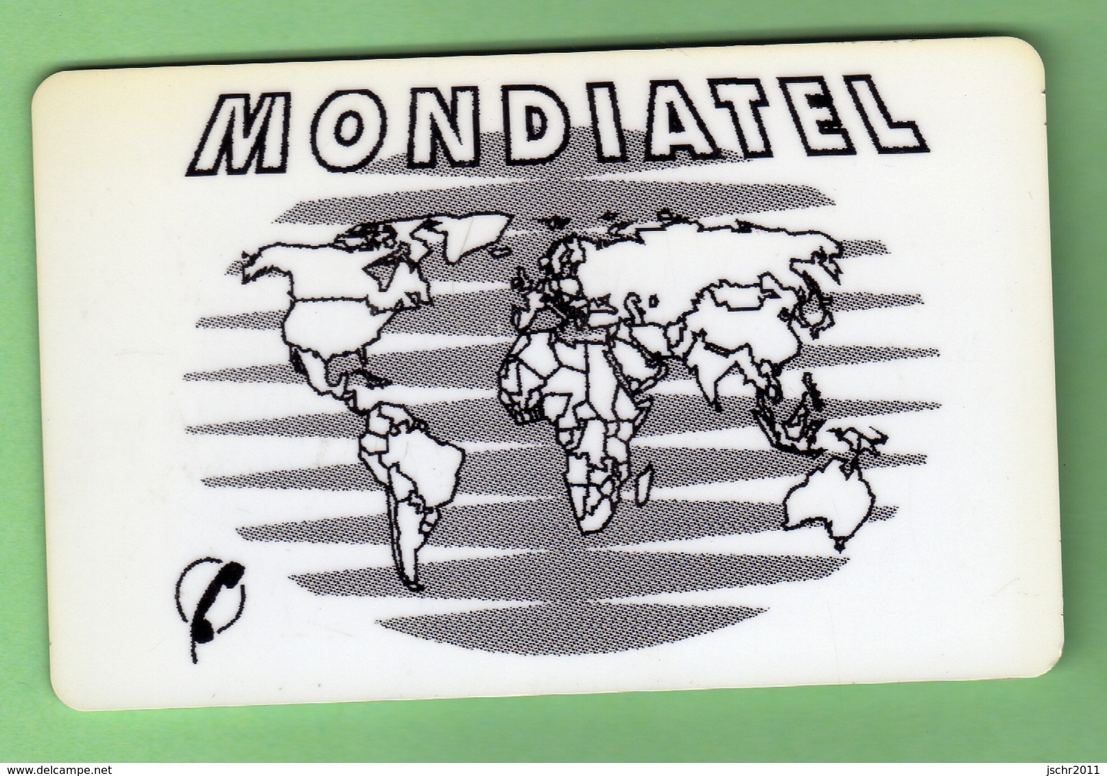 TELECARTE PREPAYEE *** MONDIATEL MARSEILLE 100F - 200u ***Pas Courante *** (A6-13) - Autres & Non Classés