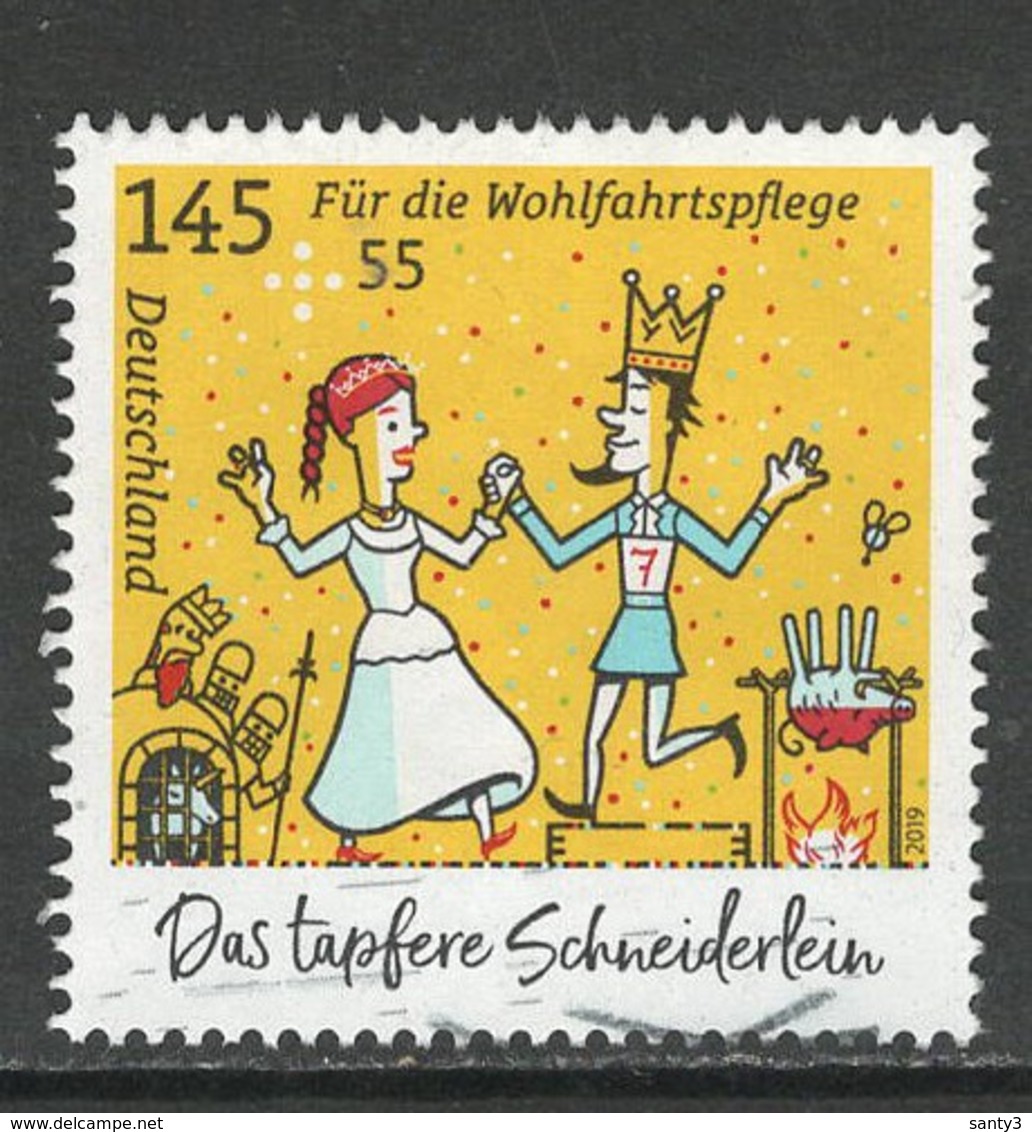 Duitsland, Mi 3440 Jaar 2019, Toeslag, Welvaart, Hoogste Waarde, Gestempeld - Used Stamps