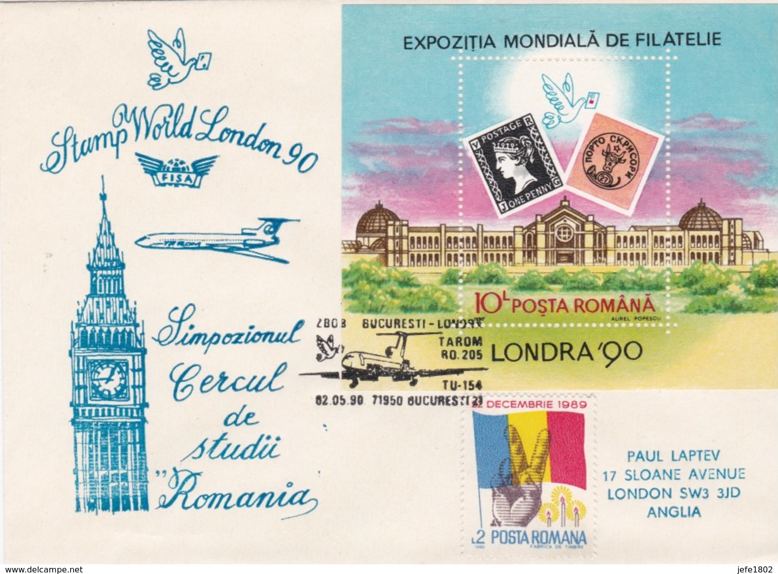 London 90 - Briefmarkenausstellungen