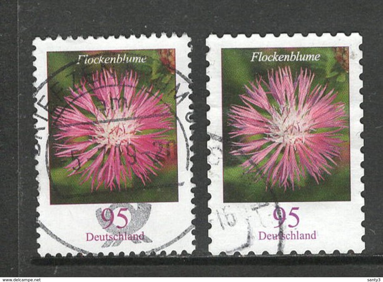 Duitsland, Mi 3470 + 83 Jaar 2019,  Bloemen, Gewone Tanding + Zelfklevend, Gestempeld - Used Stamps