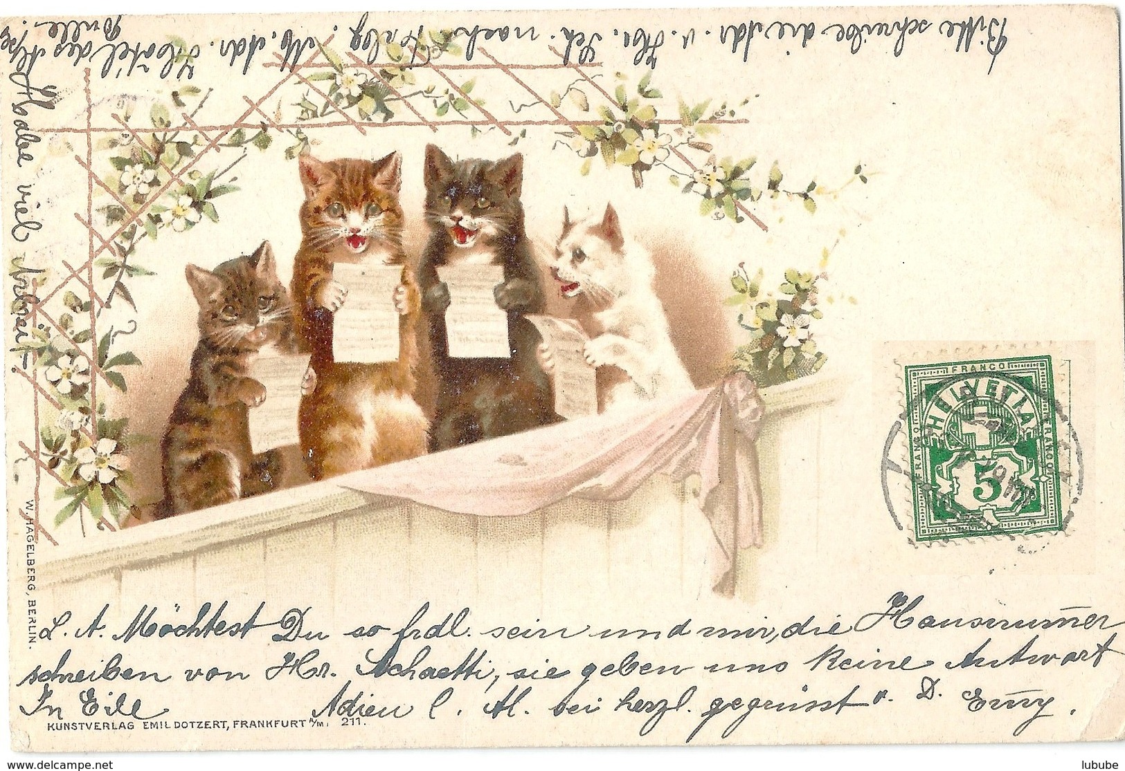 Katzen - Gesangsquartett              1899 - Chats