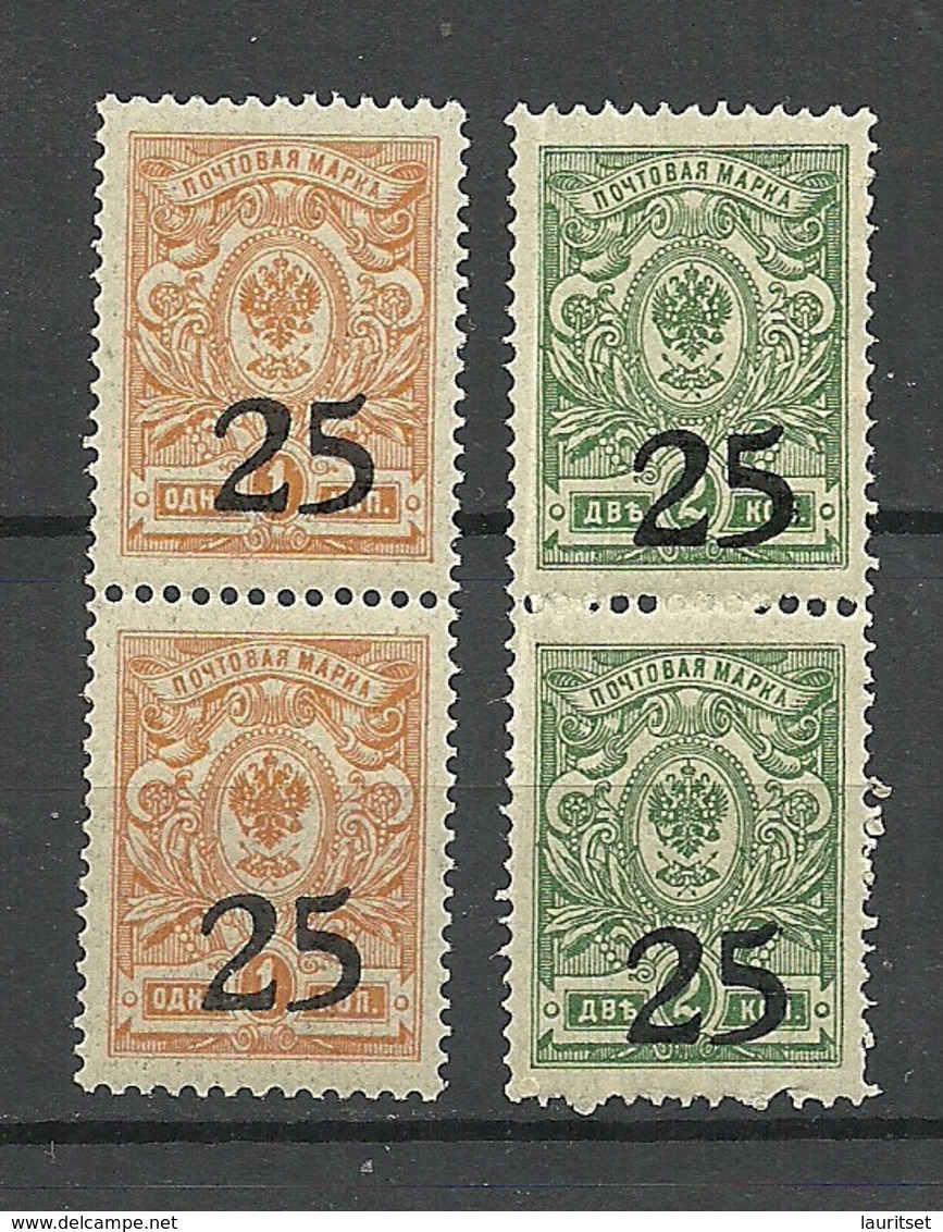 RUSSLAND RUSSIA 1918 Civil War Don Rostow Michel 1 - 2 A Als Paare MNH - Ucraina & Ucraina Occidentale