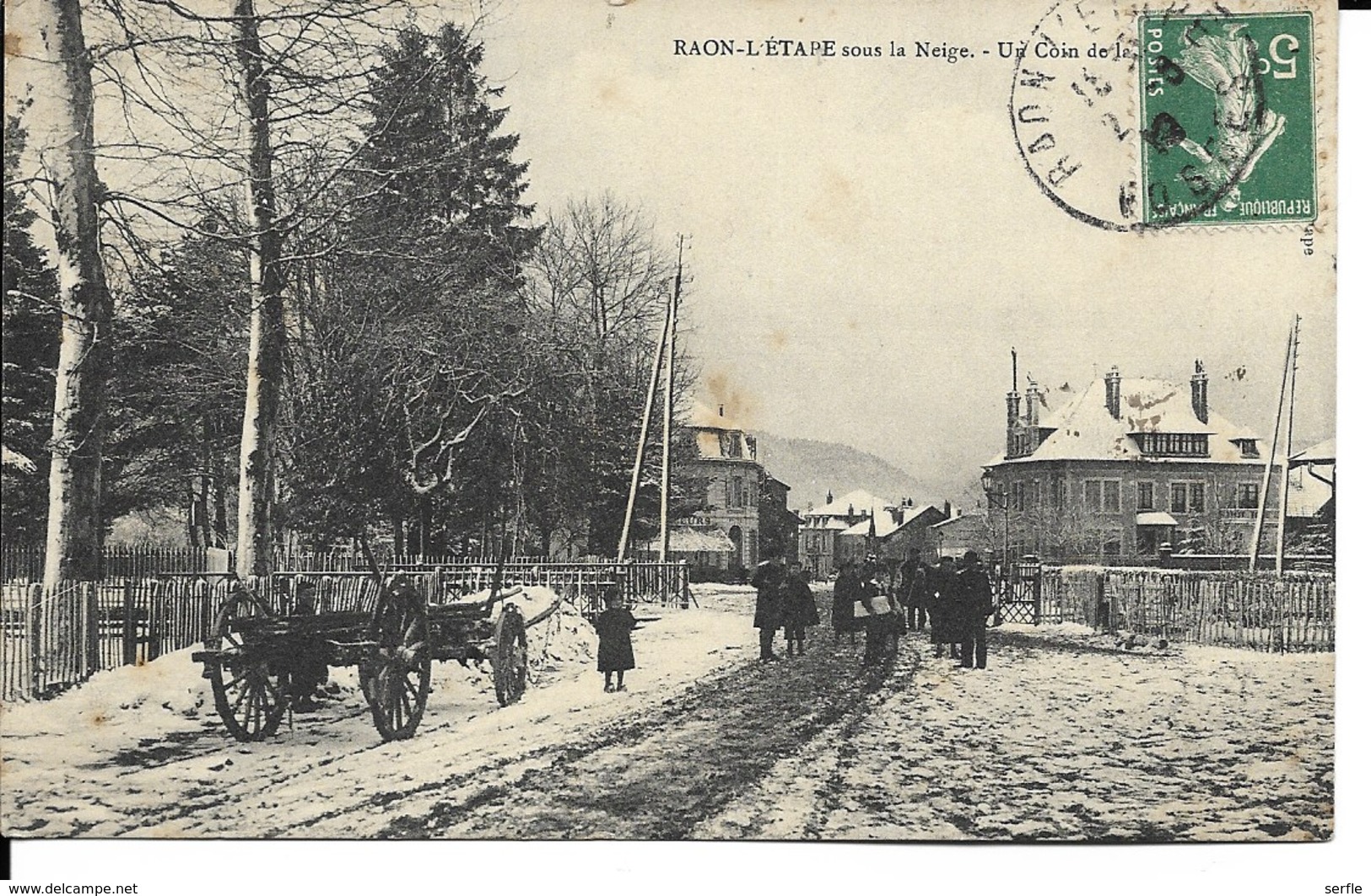 88 - Raon-L'Etape - Sous La Neige - Un Coin De La .... - Raon L'Etape