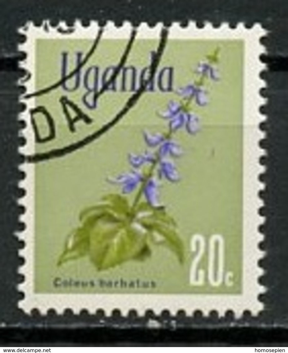 Ouganda - Uganda 1969 Y&T N°85 - Michel N°108 (o) - 20c Coleus Barbatus - Ouganda (1962-...)