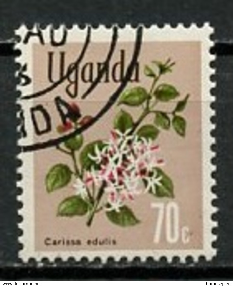 Ouganda - Uganda 1969 Y&T N°90 - Michel N°113 (o) - 70c Carissa Edulis - Ouganda (1962-...)