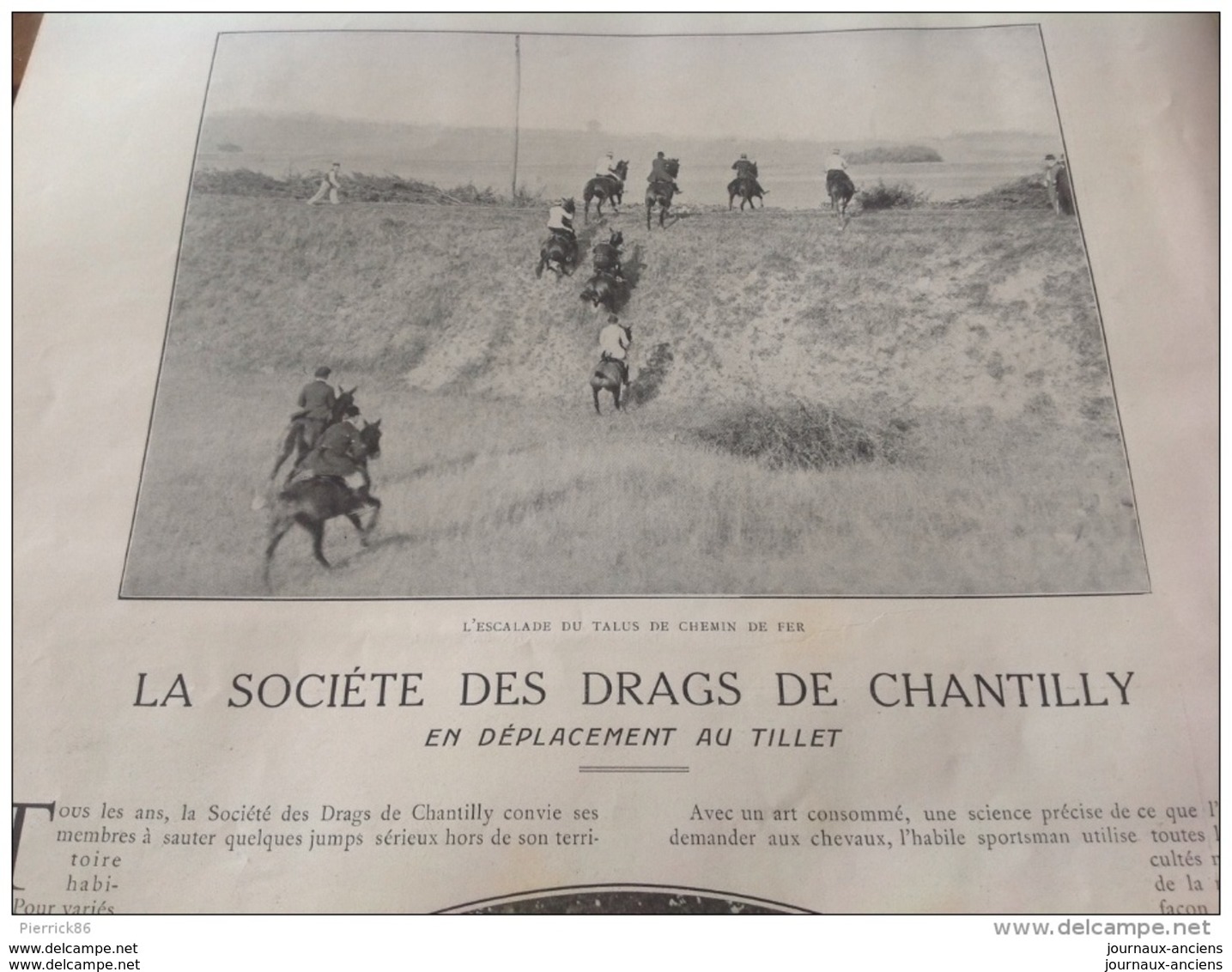 1911 VELODROME DE MARSEILLE JEAN BOUIN / DRAGS DE CHANTILLY / COMTE  DE LASTOURS / VENERIE / CHAT SAUVAGE EN AMERIQUE - 1900 - 1949