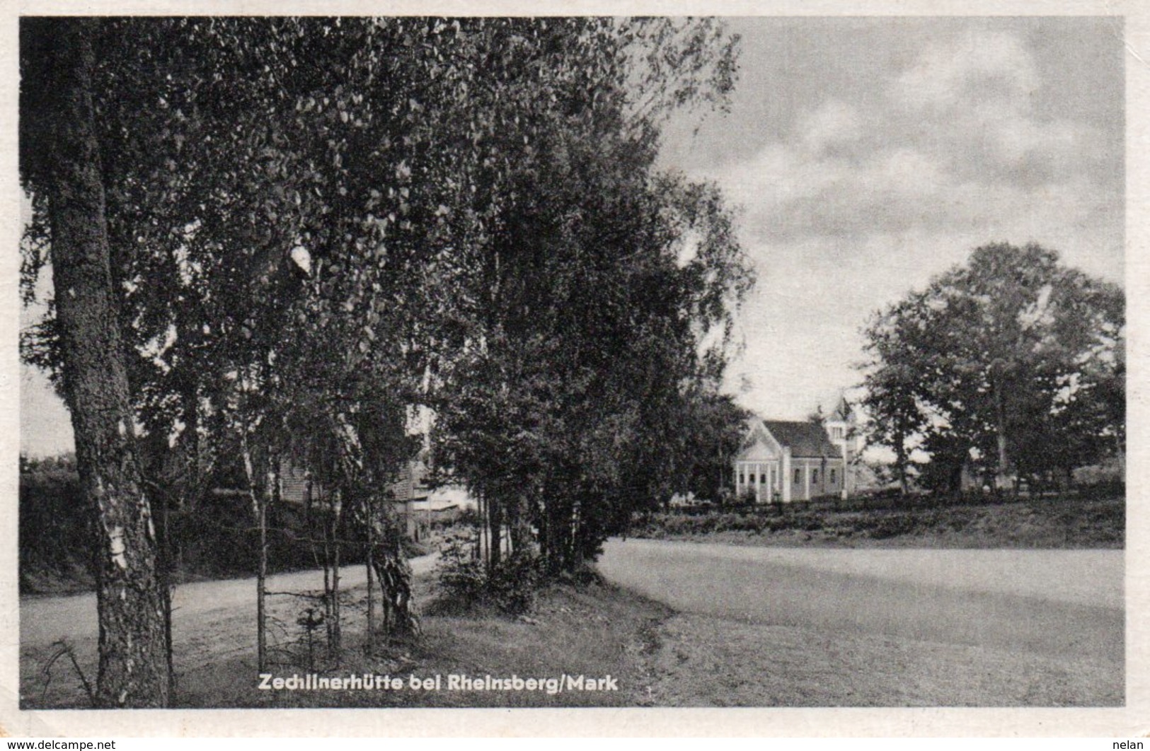 ZECHLINERHUTTE BEI RHEINSBERG-MARK-REAL PHOTO-  VIAGGIATA 1962 - Rheinsberg