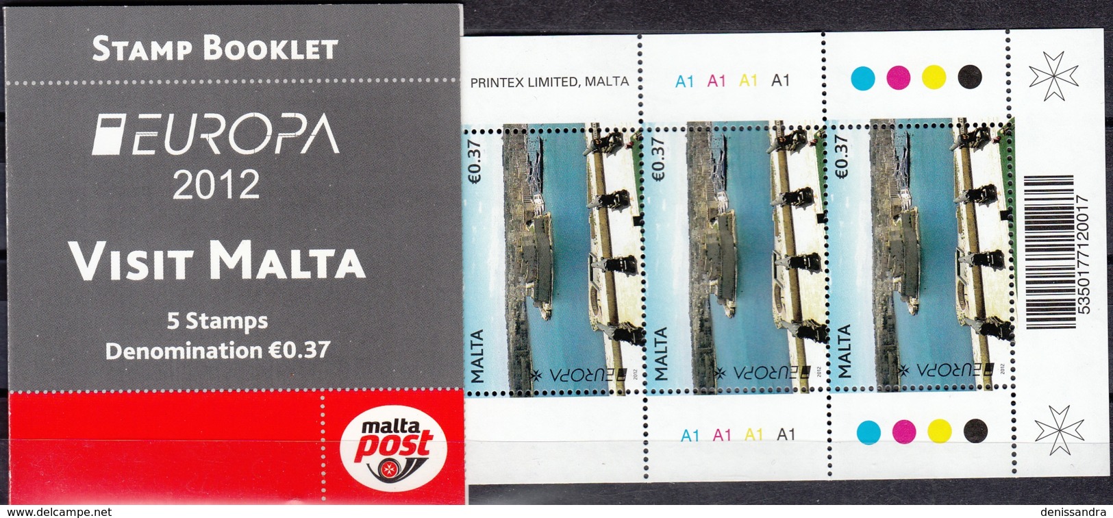 Malta 2012 Yvert Carnet 1652 Neuf ** Cote (2017) 5.75 € Europa CEPT Tourisme Port De Malta - Malte