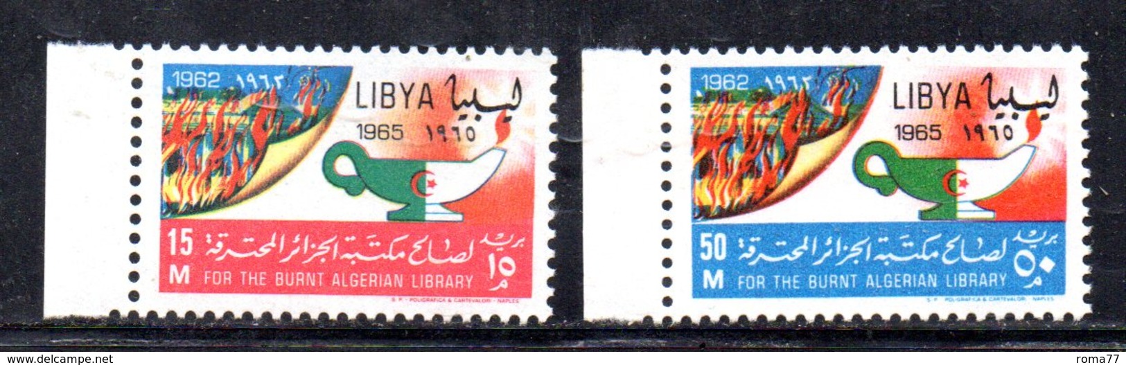 APR2359 - LIBIA 1965 ,  Serie Integra  *** MNH   (2380A)  BIBLIOTECA - Libia