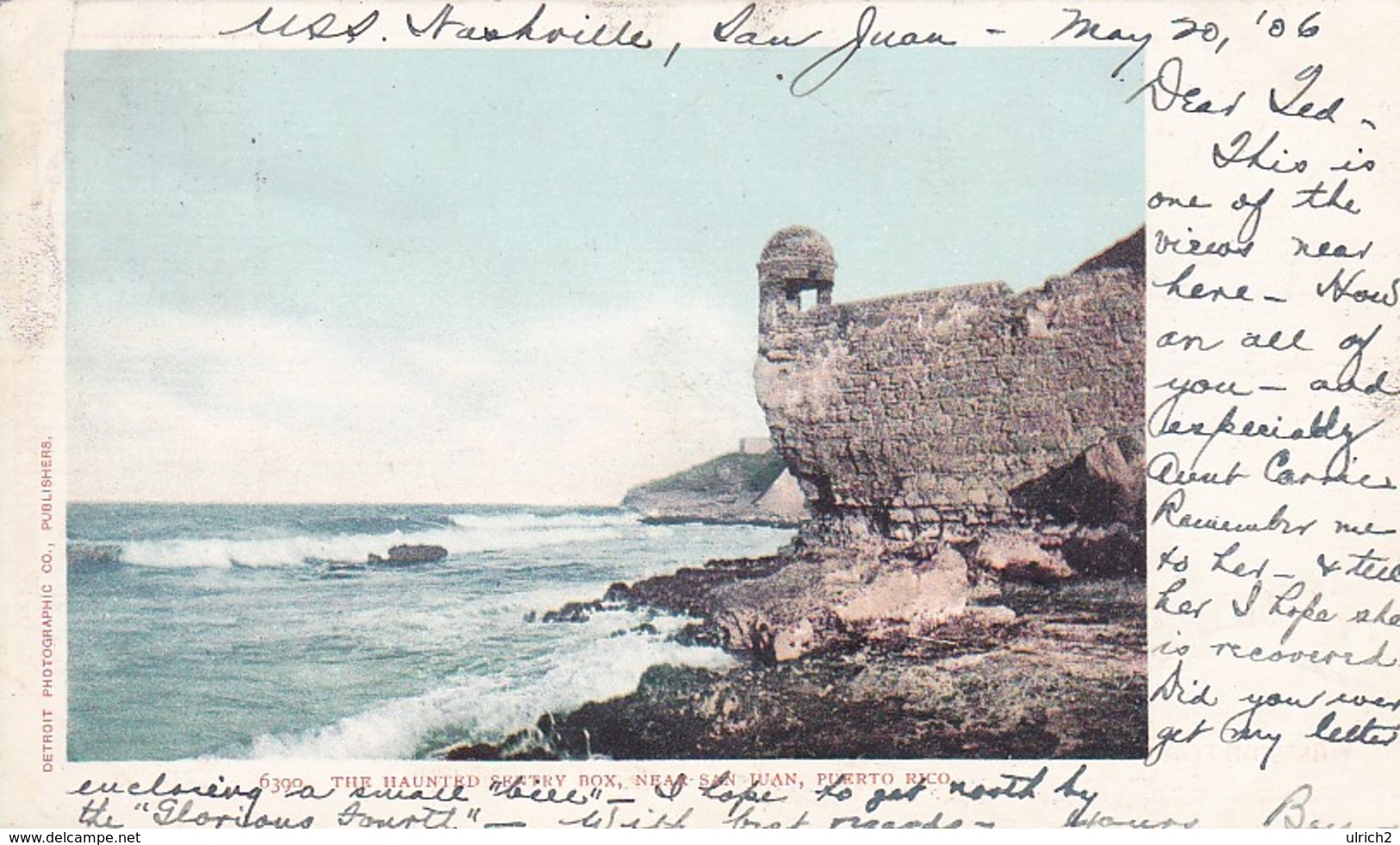 PC The Haunted Sentry Box - Near San Juan - Puerto Rico - 1906 (42977) - Puerto Rico