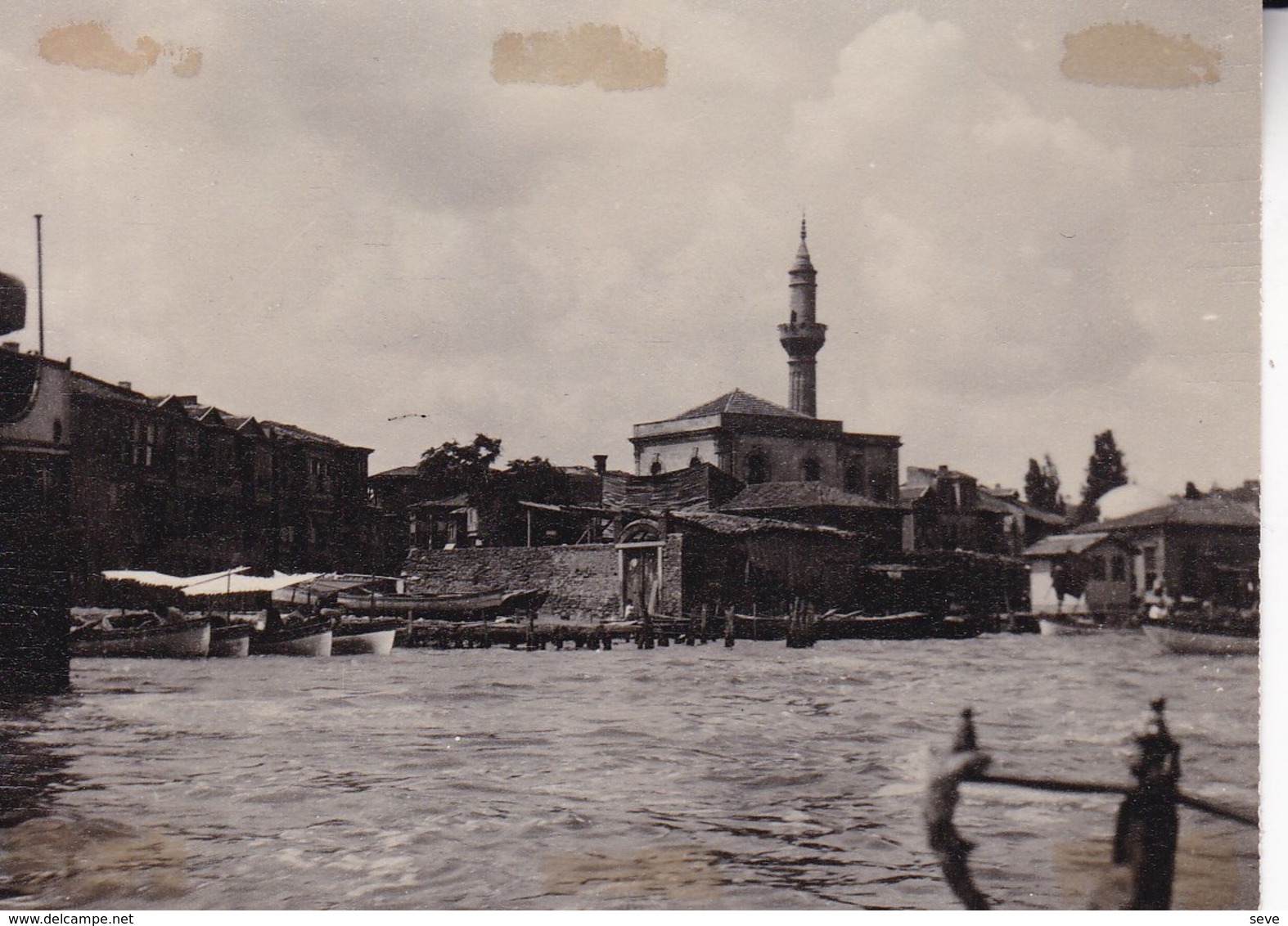 TURQUIE INSTANBUL Avant 1914 Le Port Photo Amateur Format 7,5 X 5,5 Cm Environ - Décès