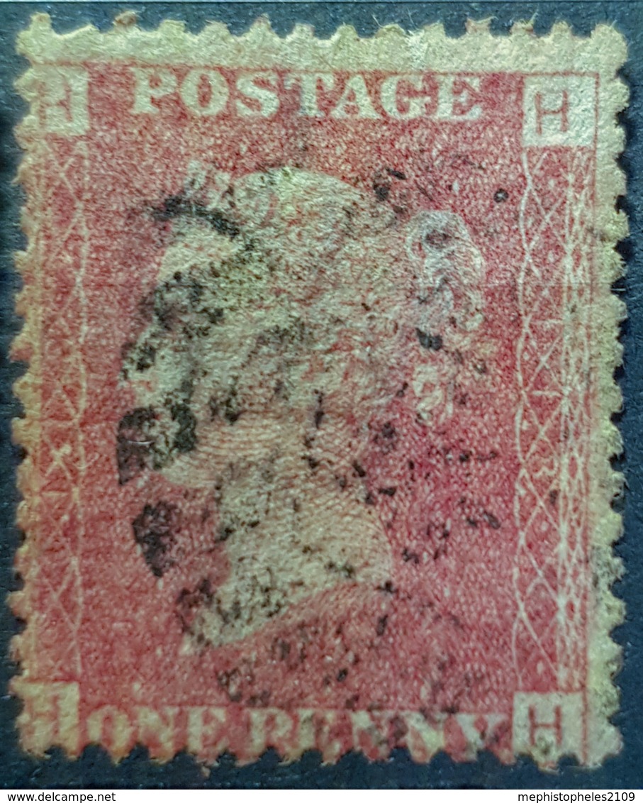 GREAT BRITAIN - Canceled Penny Red - Plate 111 - Sc# 33, SG# 43 - Queen Victoria 1p - Usados