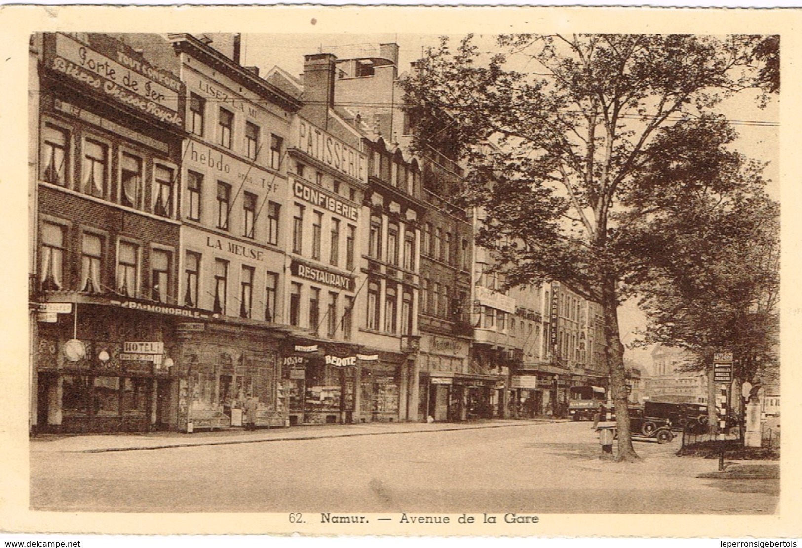 CPA - Namur - Avenue De La Gare - Namur