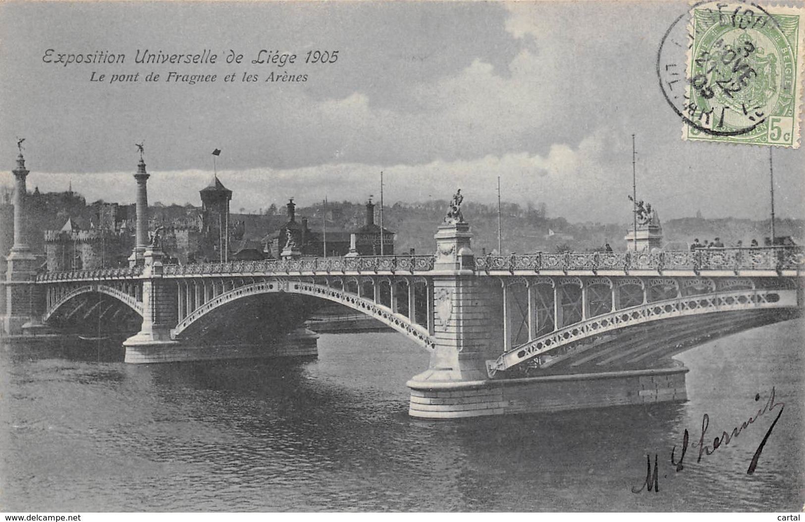 LIEGE - Exposition Universelle De 1905 - Le Pont De Fragnée Et Les Arènes - Liege