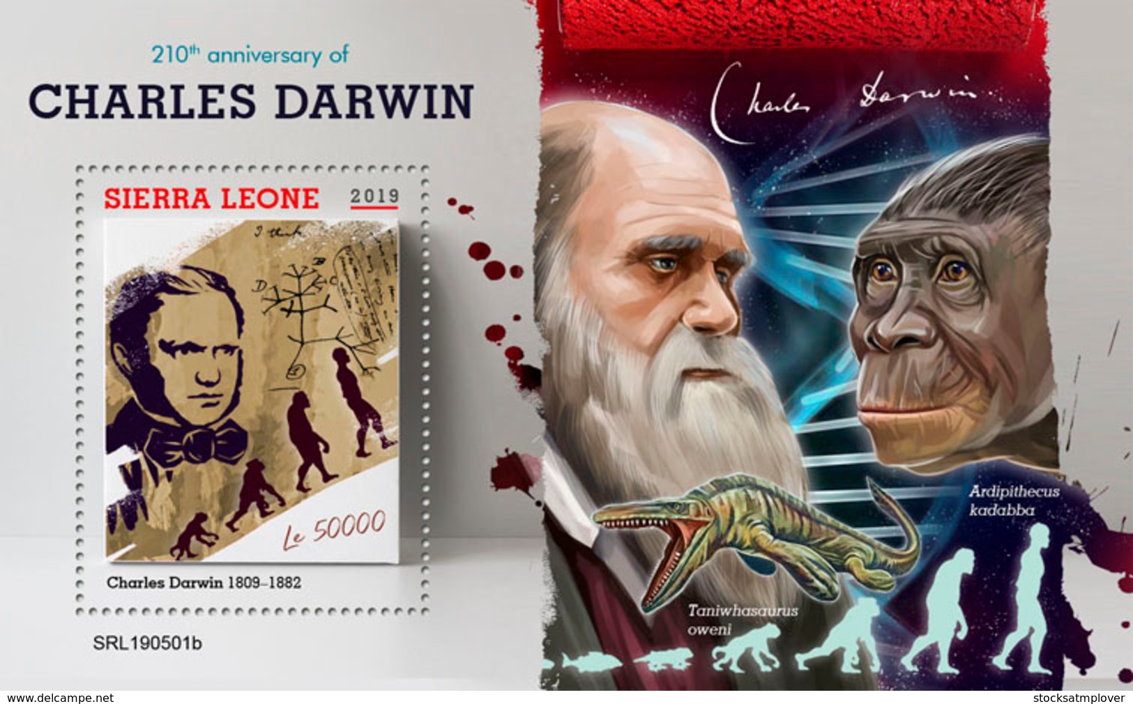 Sierra Leone 2019  Charles Darwin  S201907 - Sierra Leone (1961-...)