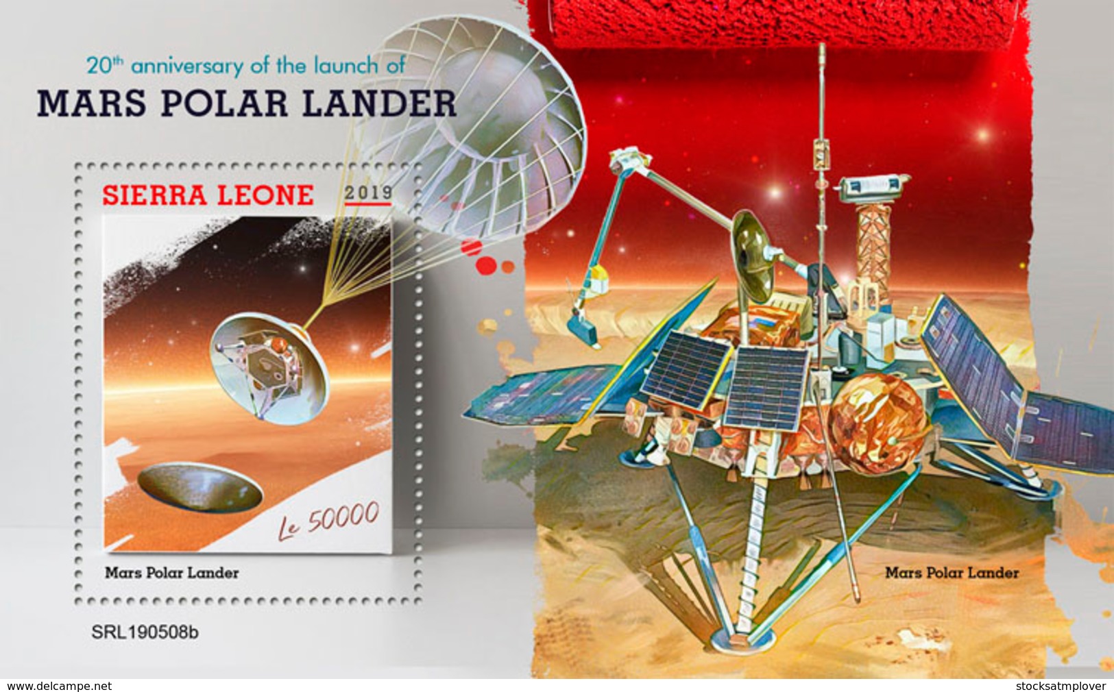 Sierra Leone 2019  Launch Of Mars Polar Lander ，space    S201907 - Sierra Leone (1961-...)