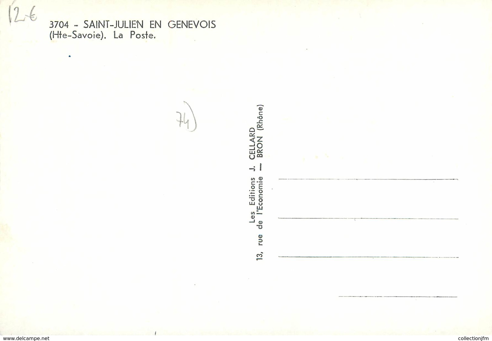 CPSM FRANCE 74 "Saint Julien En Genevois" - Saint-Julien-en-Genevois