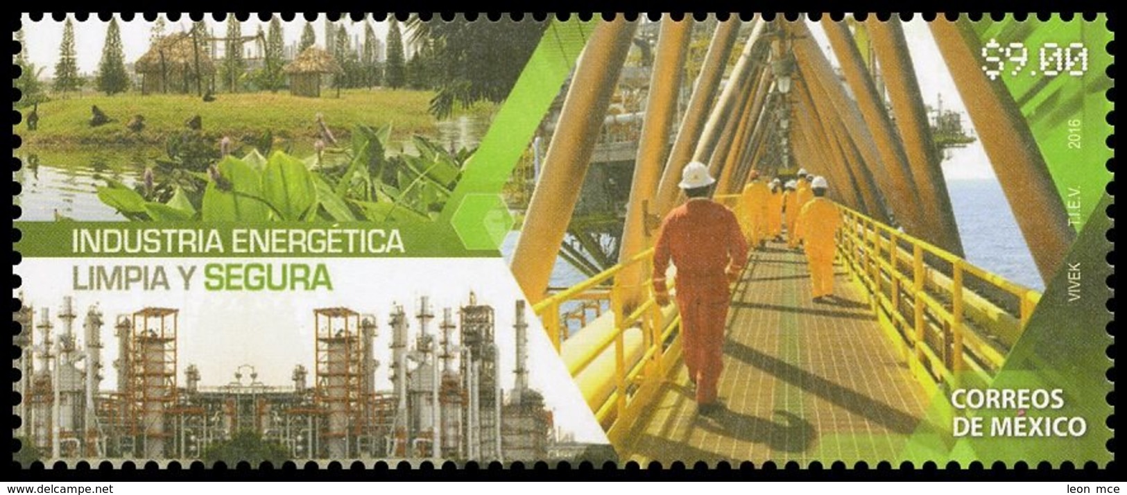 2016 MÉXICO  Industria Energética Limpia Y Segura MNH Clean And Safe Energy Industry, WORKERS - Mexique