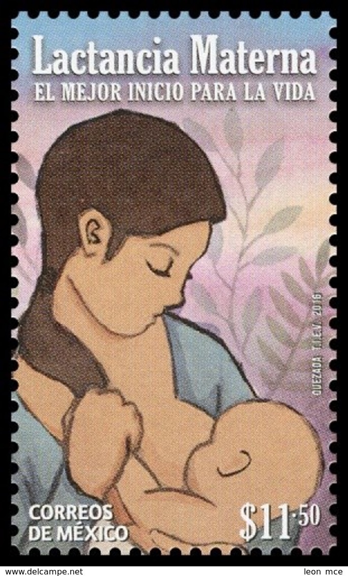 2016 MÉXICO Lactancia Materna, Madre Y Niño  MNH Breastfeeding  MOTHER AND CHILD Best Start For Life - Mexique