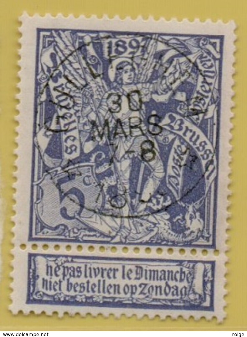 +MW-4283    *   GULLEGHEM *     Sterstempel OCB 71   COBA     + 15    ZELDZAAM OP DEZE UITGIFTE - 1894-1896 Expositions