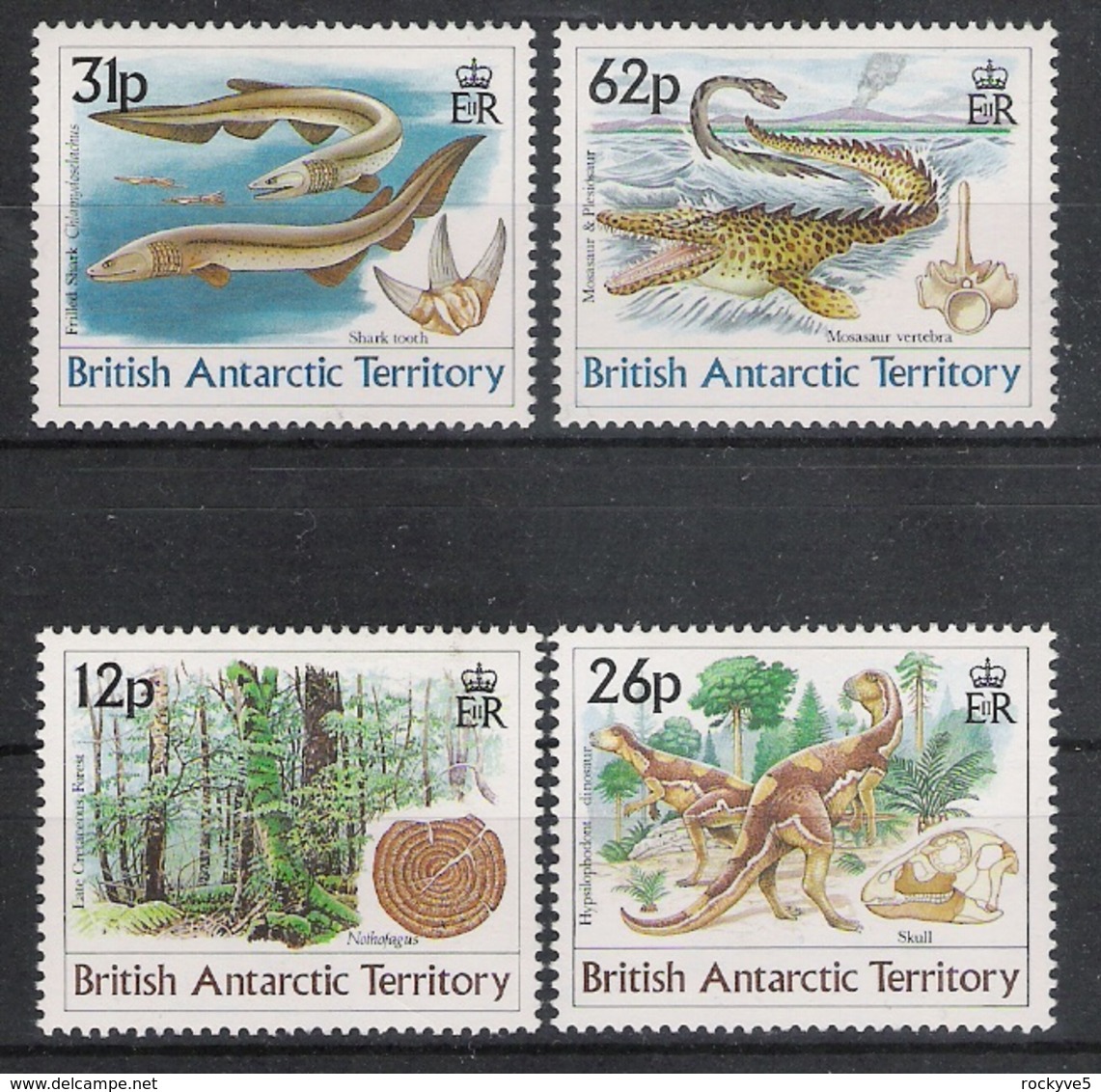 British Antarctic Territory 1991 Age Of The Dinosaurs MNH CV £9.00 - Nuovi