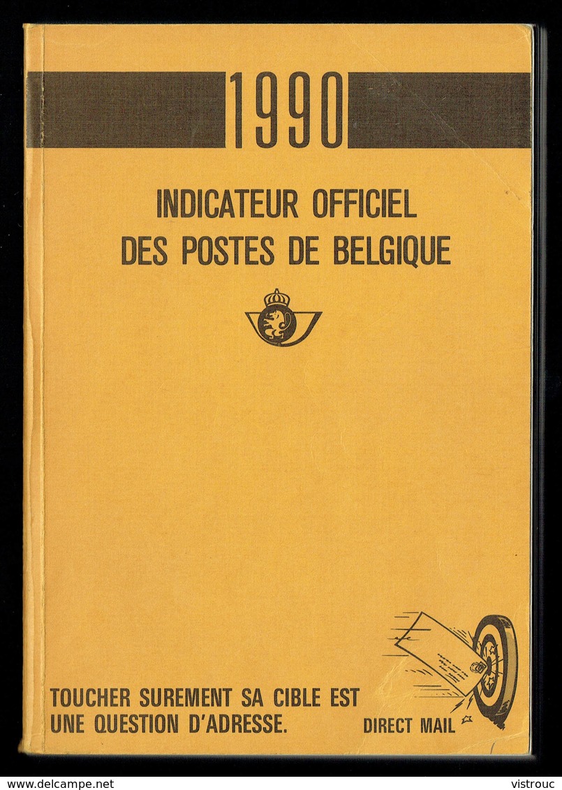 Indicateur Officiel Des Postes Belge - 1990 - Avec Son Addendum. - Autres & Non Classés