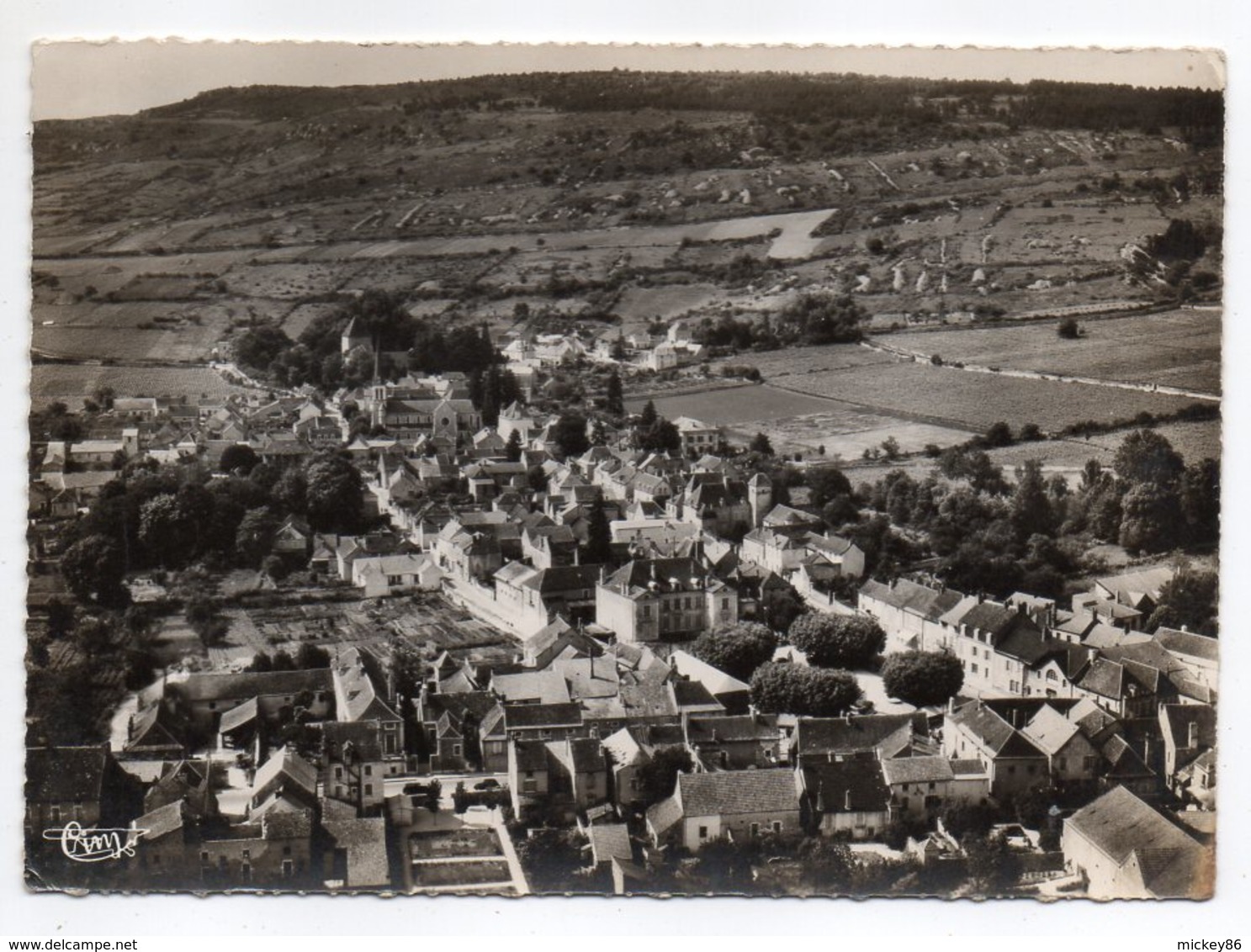 SANTENAY--1975--Vue Générale Aérienne-- Timbre --cachet - Other & Unclassified