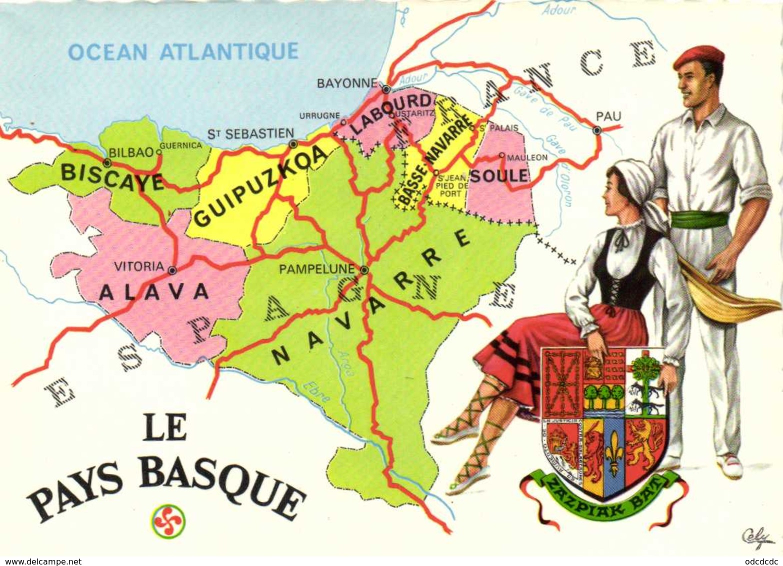 Les Sept Provinces Basques RV Edit Cely  M Pendariès Toulouse RV - Other & Unclassified