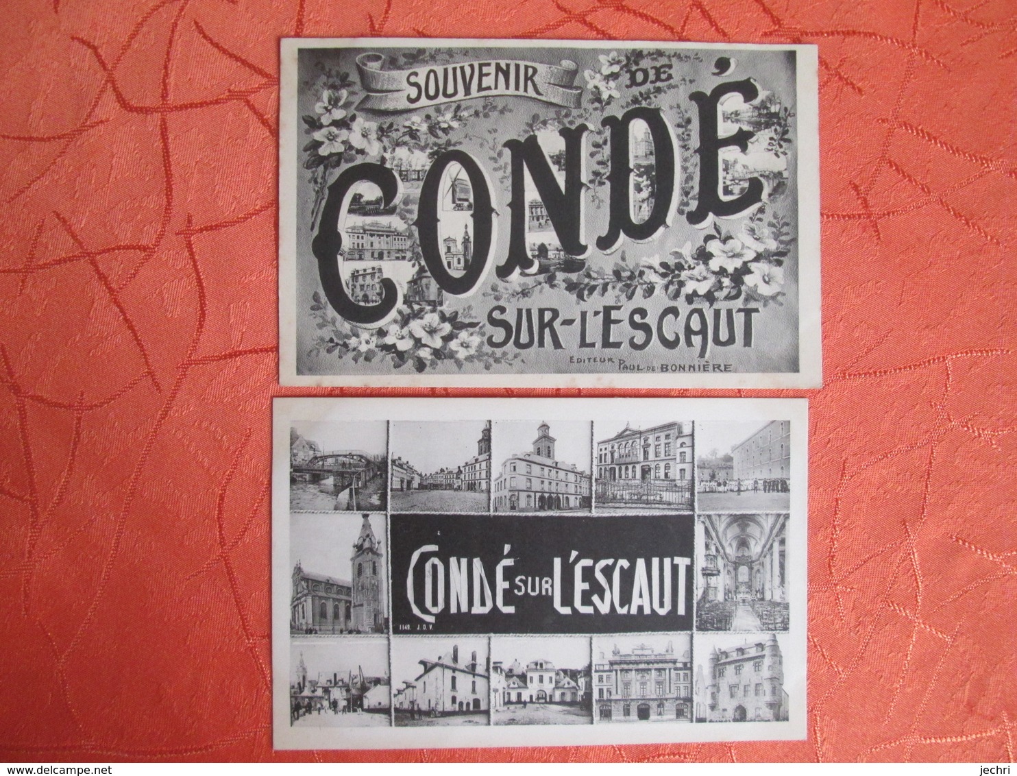 Conde Sur L Escaut  . 2 Cartes Souvenir - Conde Sur Escaut