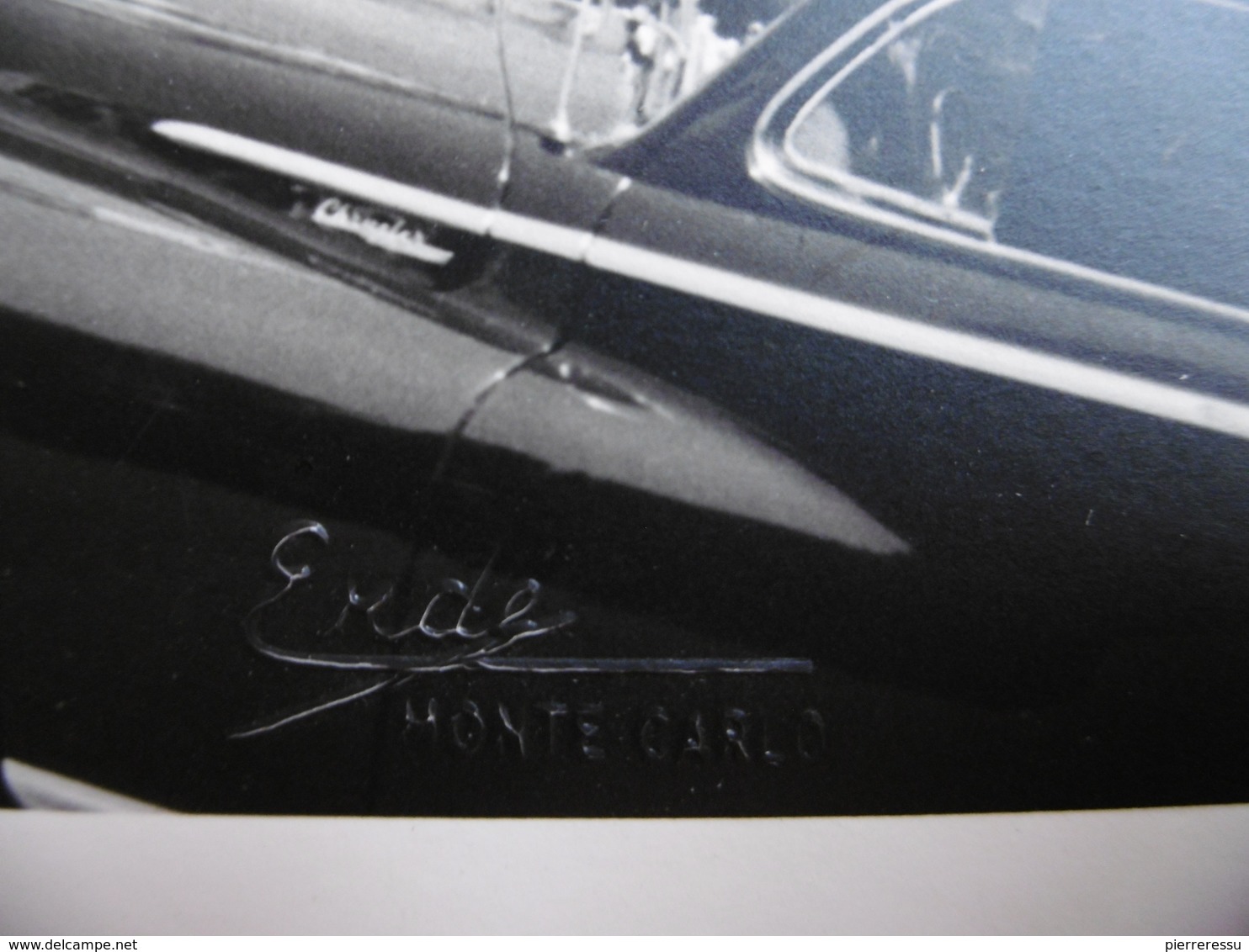 MONACO MARIAGE PRINCE RAINIER ET PRINCESSE GRACE PHOTO ERDE MONTE CARLO 1956 CACHET - Famous People