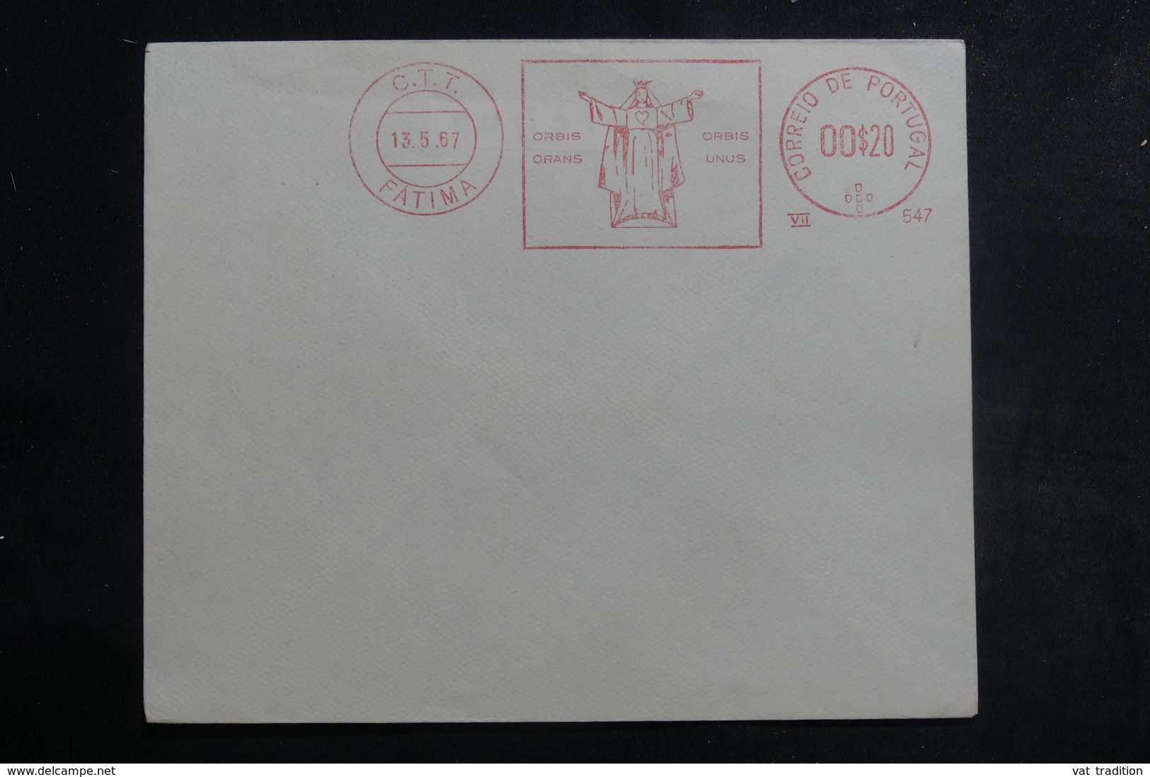 PORTUGAL - Affranchissement Mécanique Illustré De Fatima Sur Enveloppe En 1964 - L 39797 - Cartas & Documentos