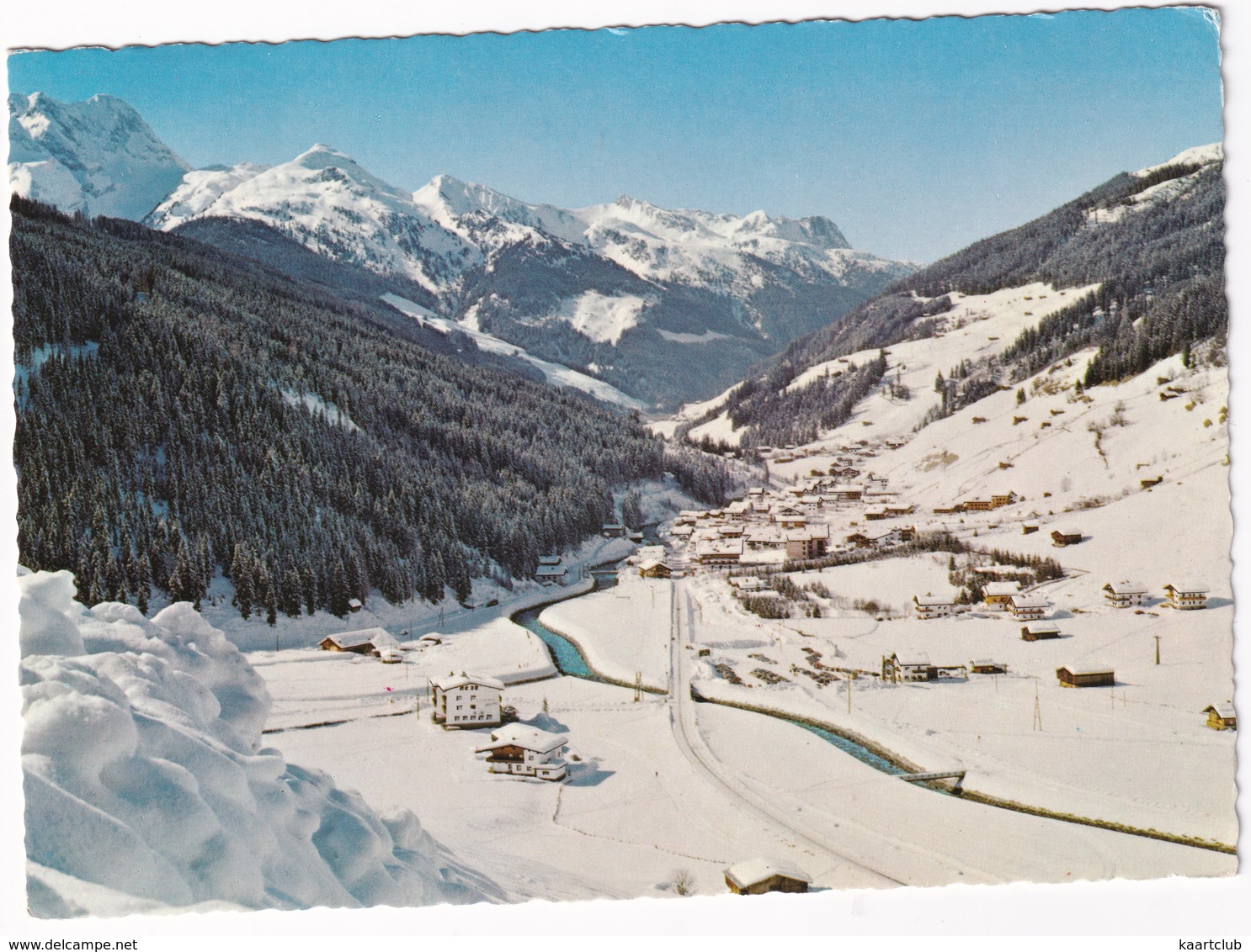 Gerlos, 1246 M - Zillertal / Tirol - Blick Zum Brandbergkolm Und Zur Gerlossteinwand - Gerlos