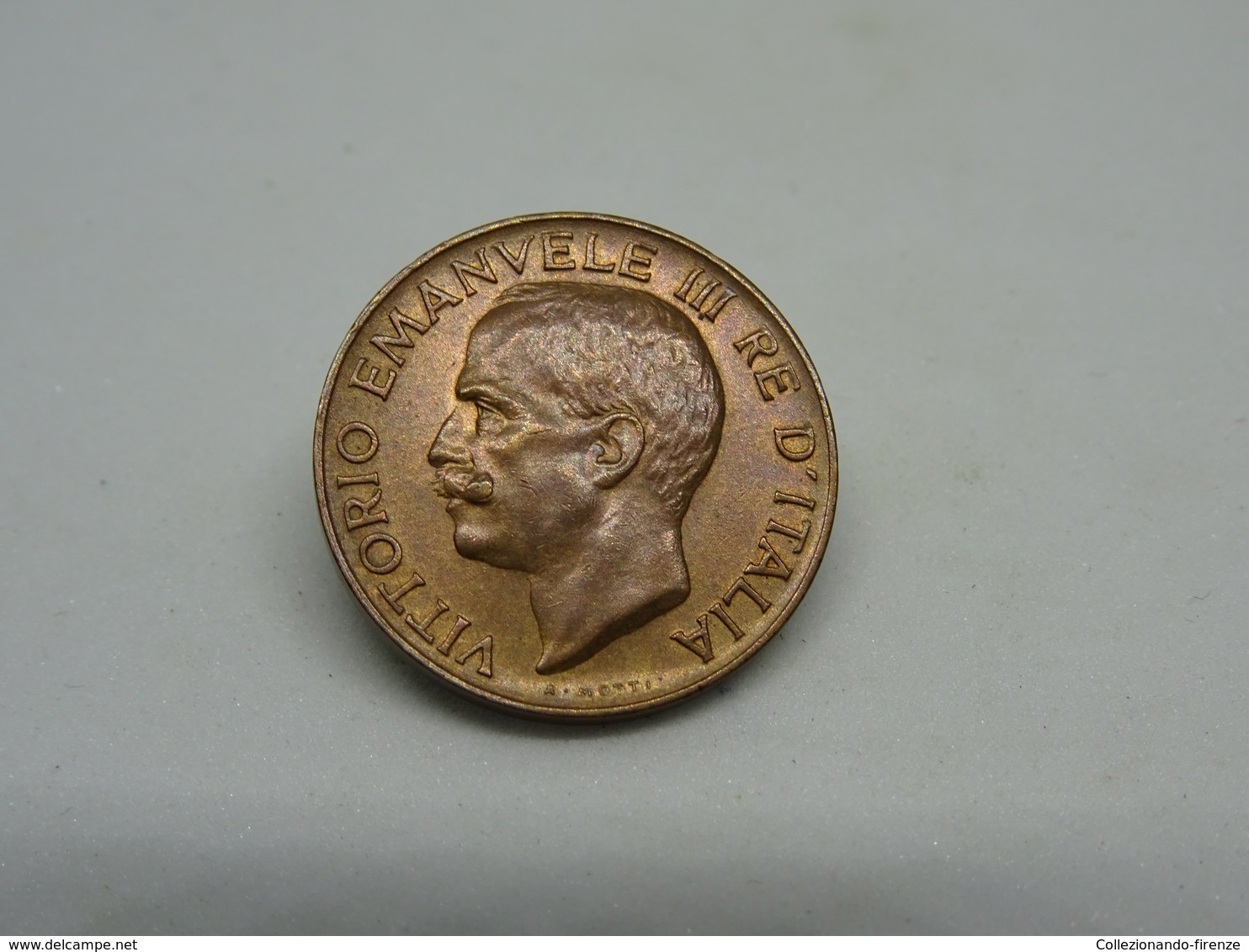 Moneta 5 Cent 1920 Vittorio Emanuele III Re D'Italia - 1900-1946 : Vittorio Emanuele III & Umberto II