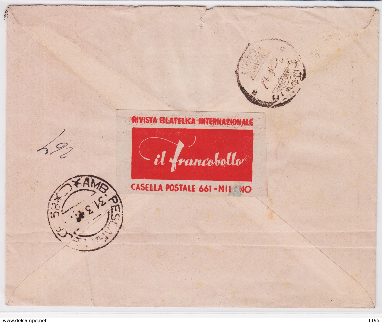 Trieste VG, Lettera Raccomandata Sassone  15 E 16 X 2 Viaggiata (0526705267) - Marcophilia