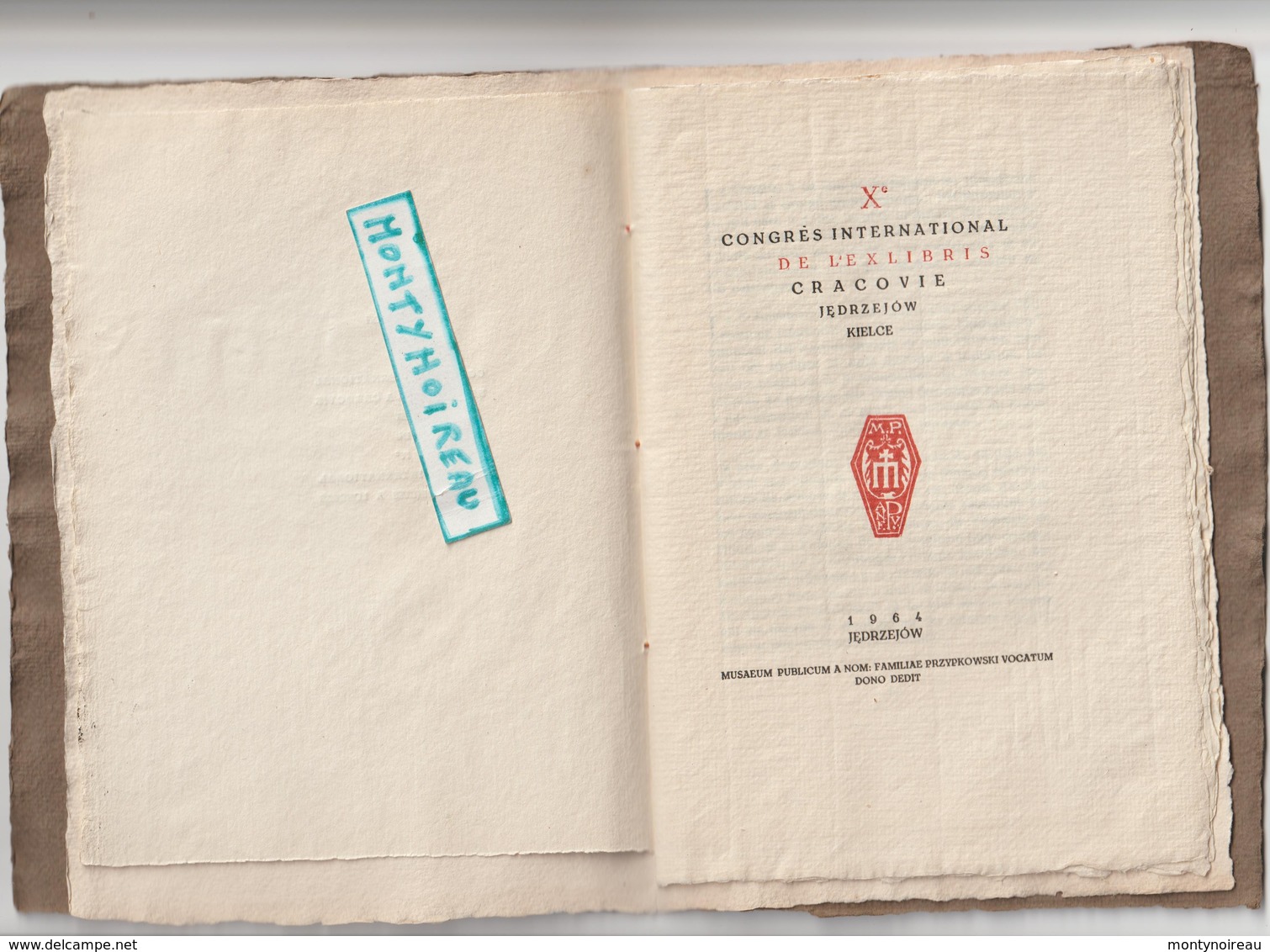 Vieux  Papier  : Genre Livret  Imp. à JEDRZEJOW Pologne  1964 , Congrès  International  10  Em - Non Classés