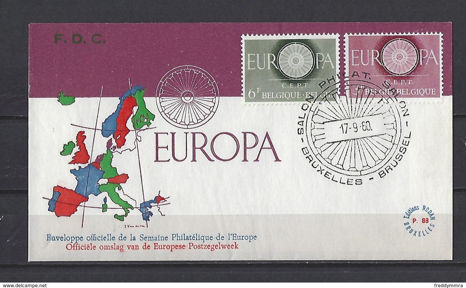 Belgique: 1150/1151 FDC - 1951-1960