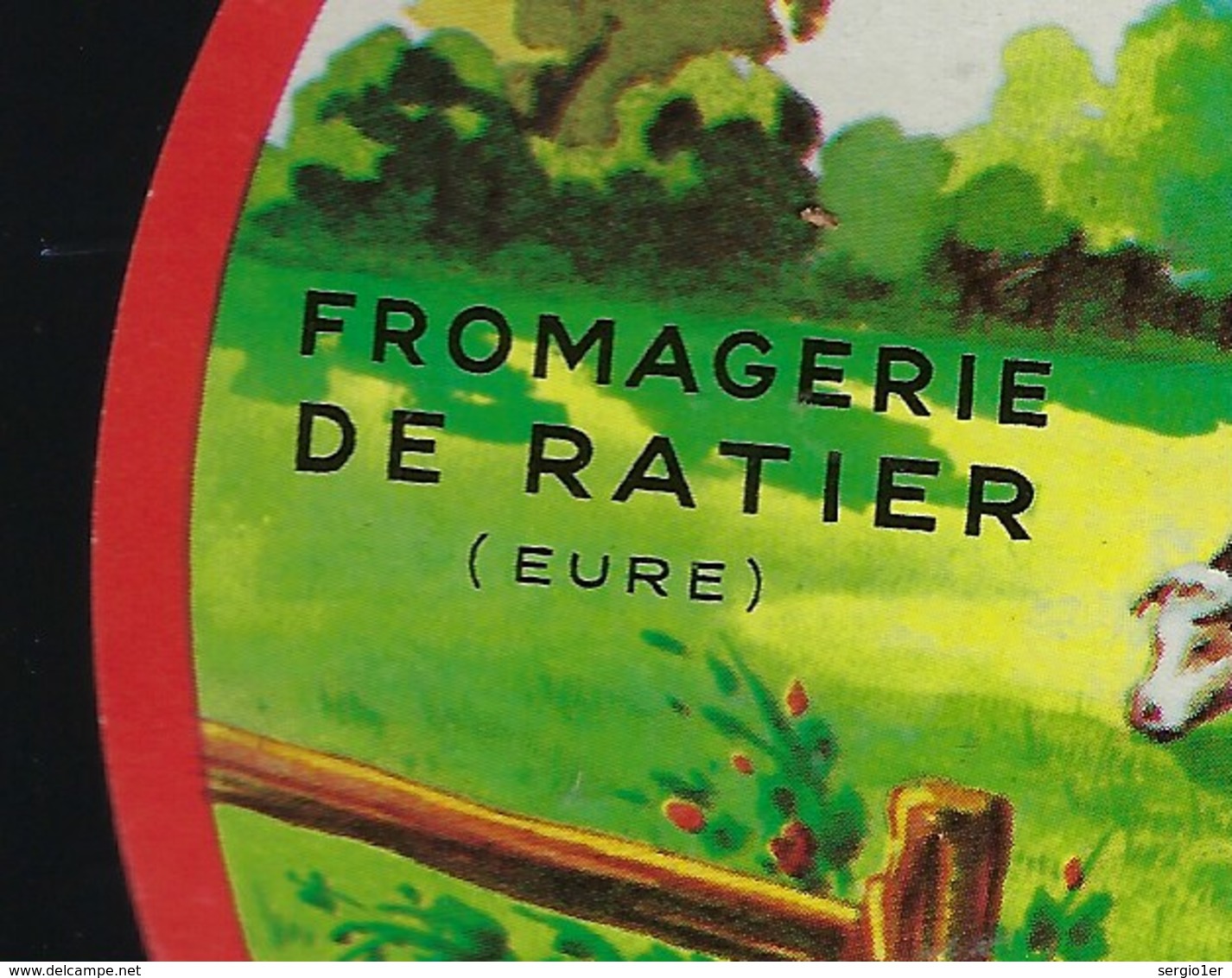 Etiquette Fromage Camembert Normandie 45%mg  Fromagerie De Ratier Eure 27 AA " Vaches" Variante En Vente - Cheese