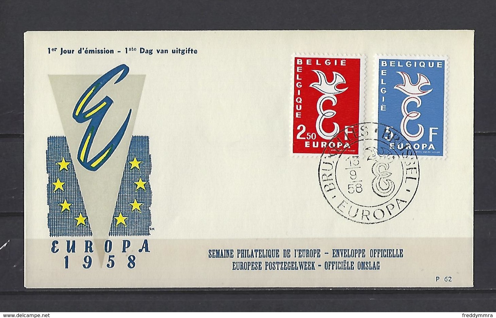 Belgique: 1064/1065 Sur FDC - 1951-1960