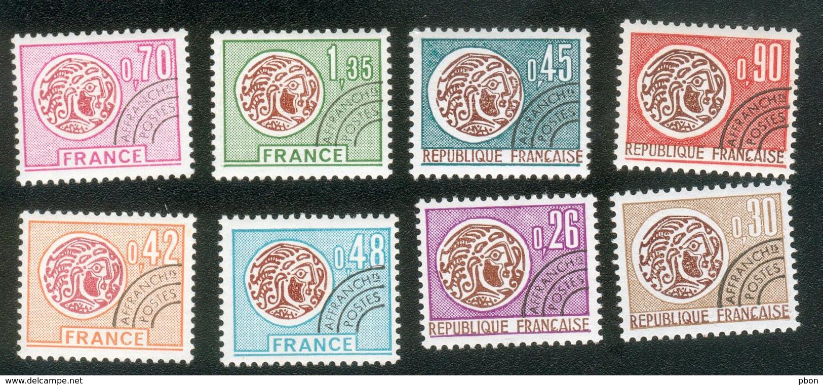 Lot 9062 France Série Préo N°130 à 137 (**) - Autres & Non Classés