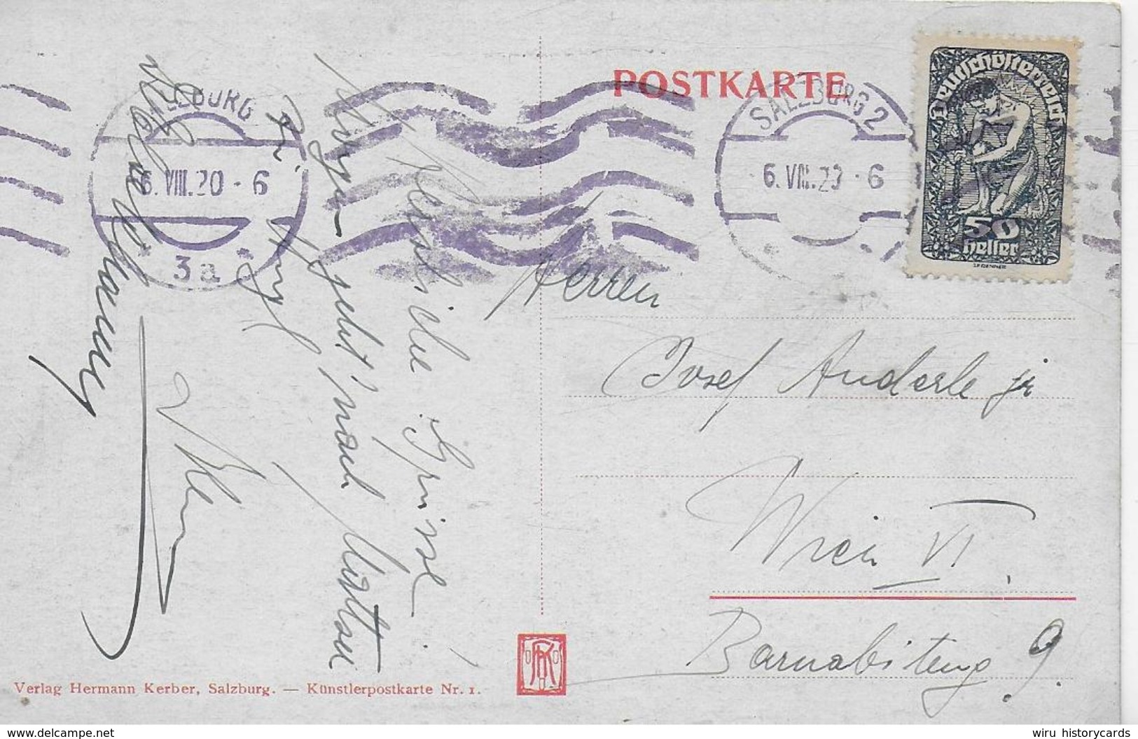 AK 0303  Compton , E. T. - Salzburg Von Maria Plain / Künstlerkarte Um 1920 - Compton, E.T.