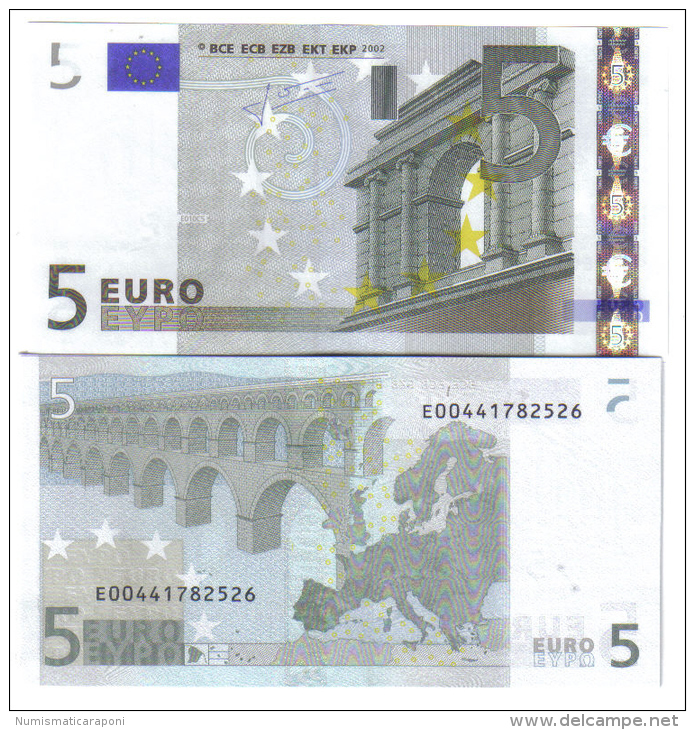 5 € SLOVACCHIA E010C5 JEAN-CLAUDE TRICHET FDS Cod.€.025 - 5 Euro