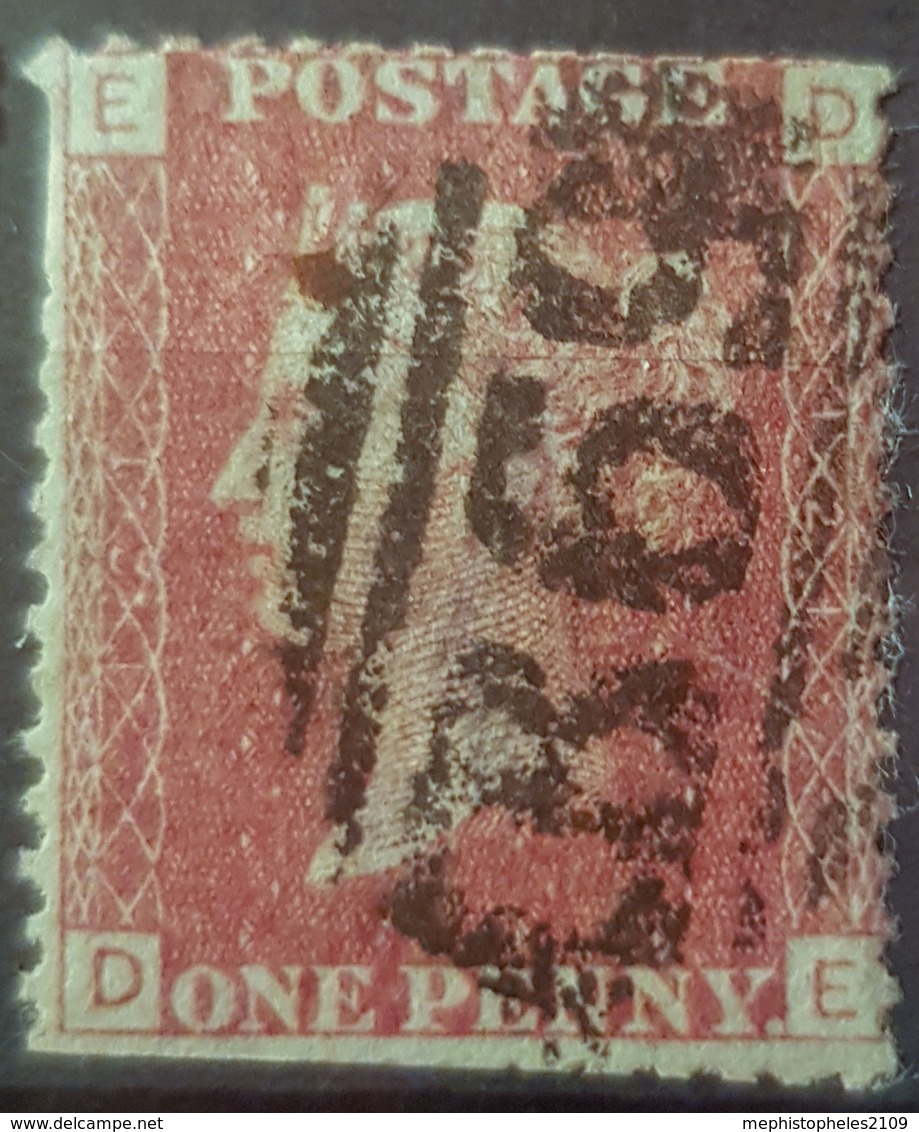 GREAT BRITAIN - Canceled Penny Red - Plate 121 - Sc# 33, SG# 43 - Queen Victoria 1p - Oblitérés